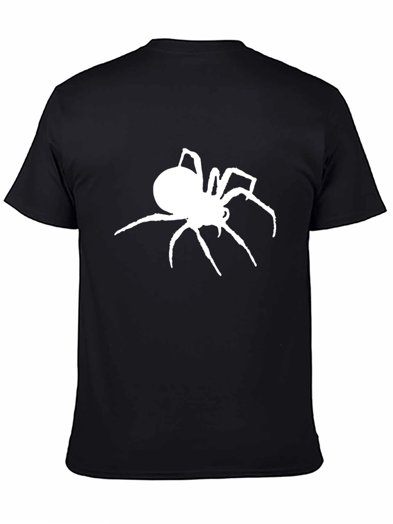 Spider Graphic Print Crew Neck Tee