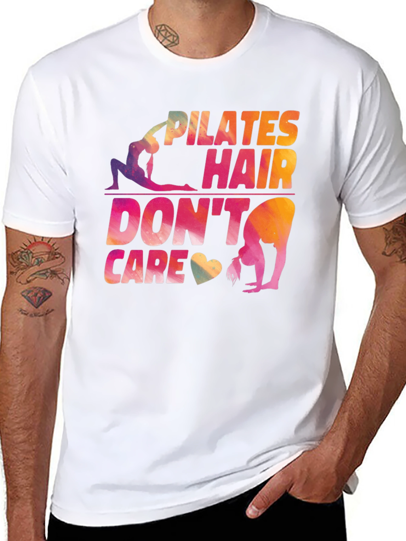 Pilates Hair Dont Care Graphic T-Shirt