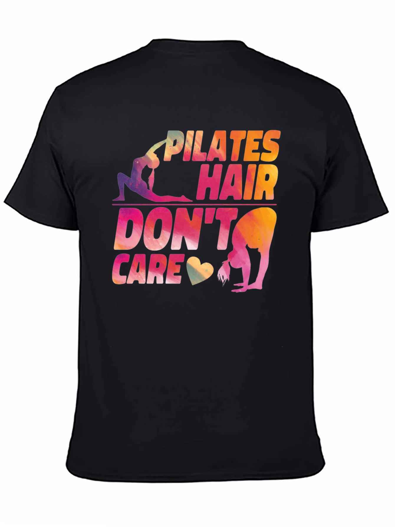 Pilates Hair Dont Care Graphic T-Shirt