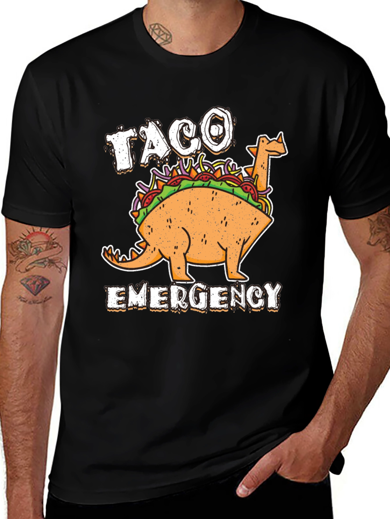 Taco Emergency T-Shirt - Novelty Foodie Tee
