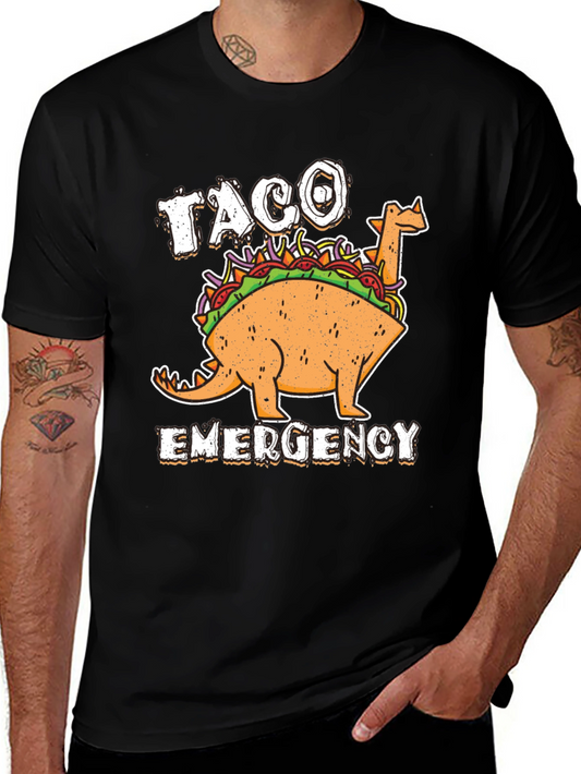 Taco Emergency T-Shirt - Novelty Foodie Tee