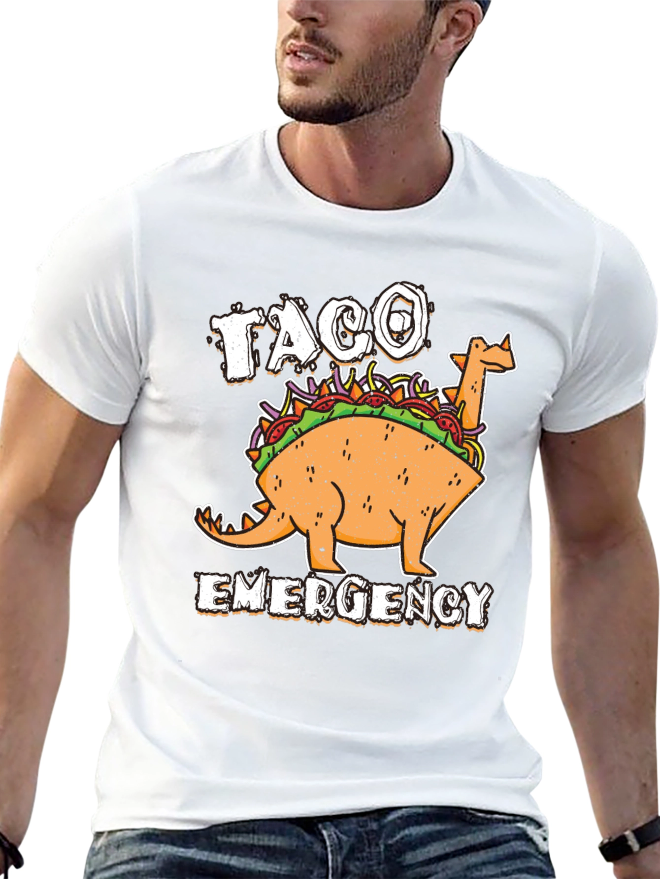 Taco Emergency T-Shirt - Novelty Foodie Tee