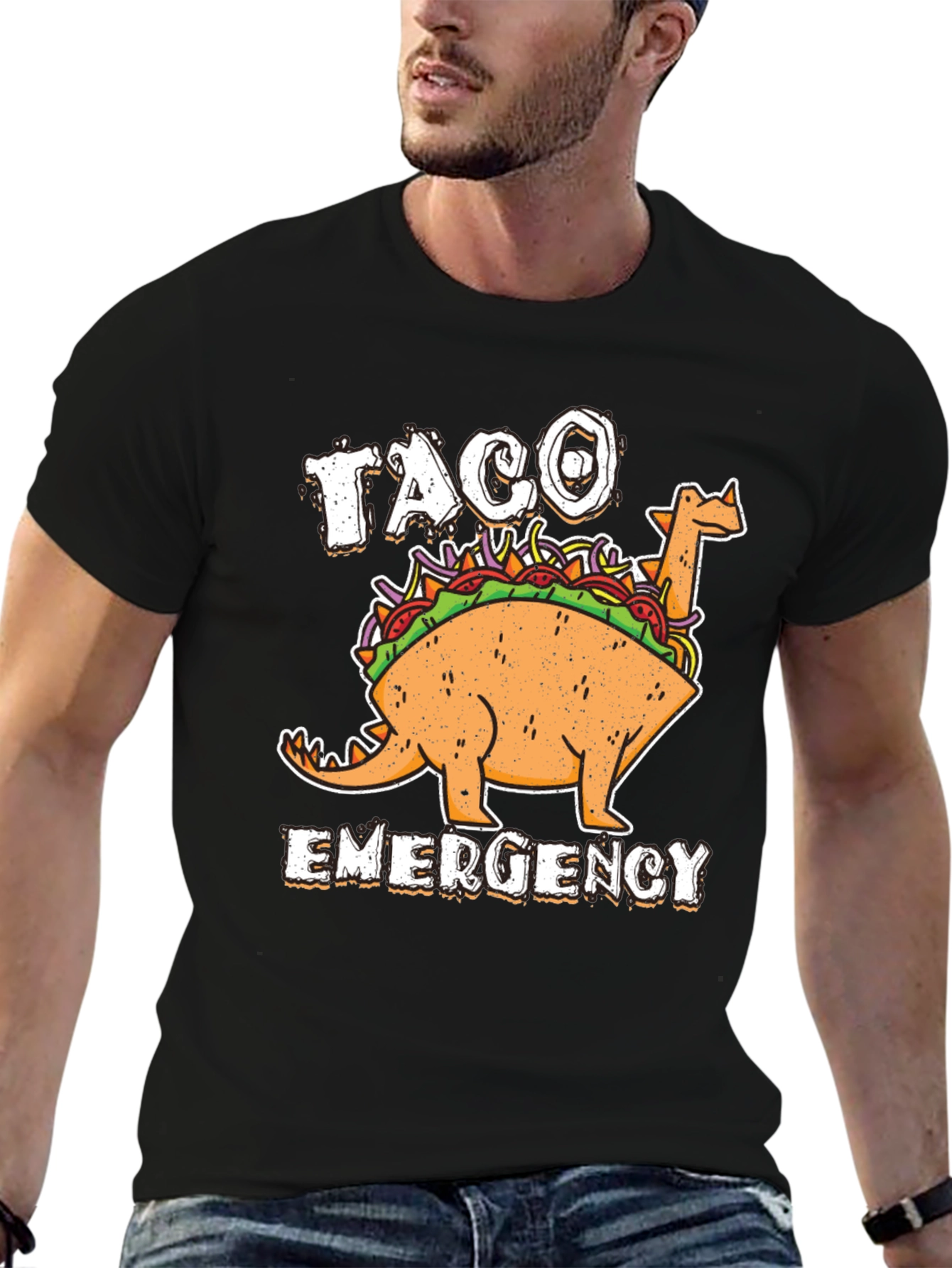 Taco Emergency T-Shirt - Novelty Foodie Tee
