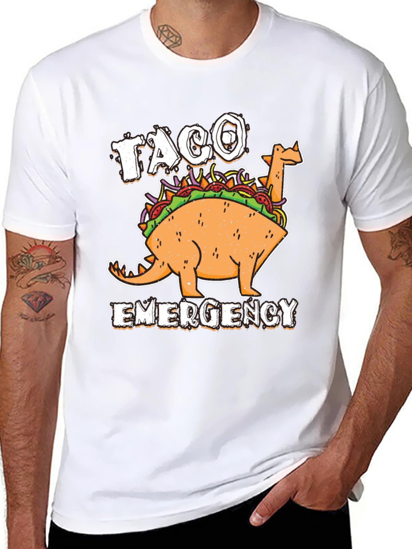 Taco Emergency T-Shirt - Novelty Foodie Tee
