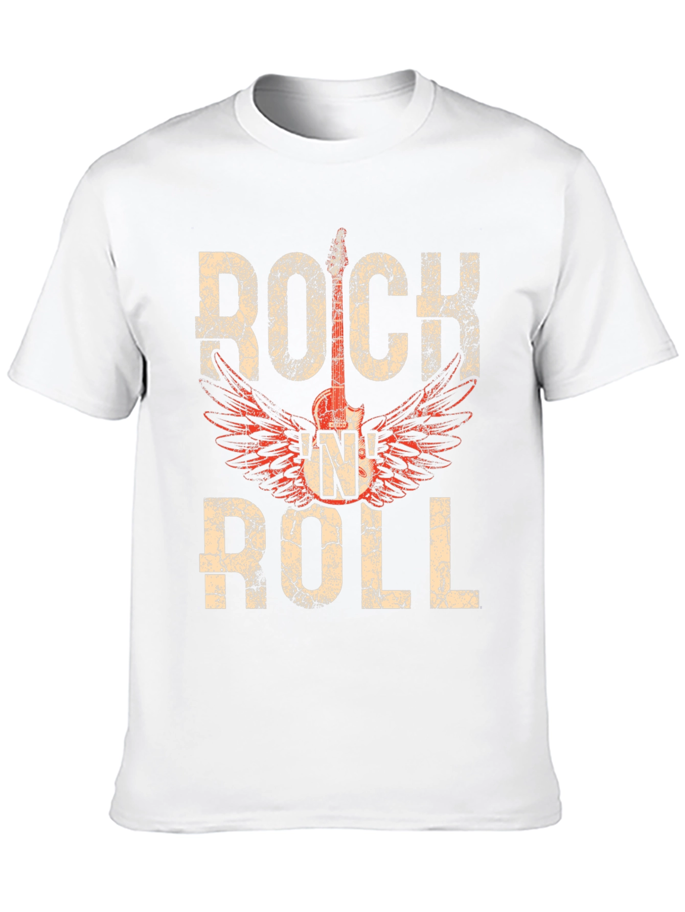 Rock N Roll Guitar Graphic T-Shirt