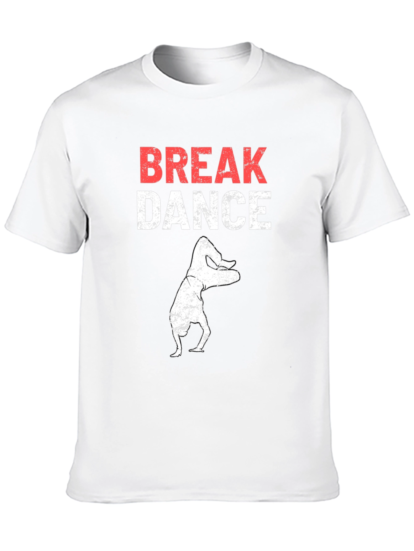 Break Dance Graphic T-Shirt - Black Cotton Tee