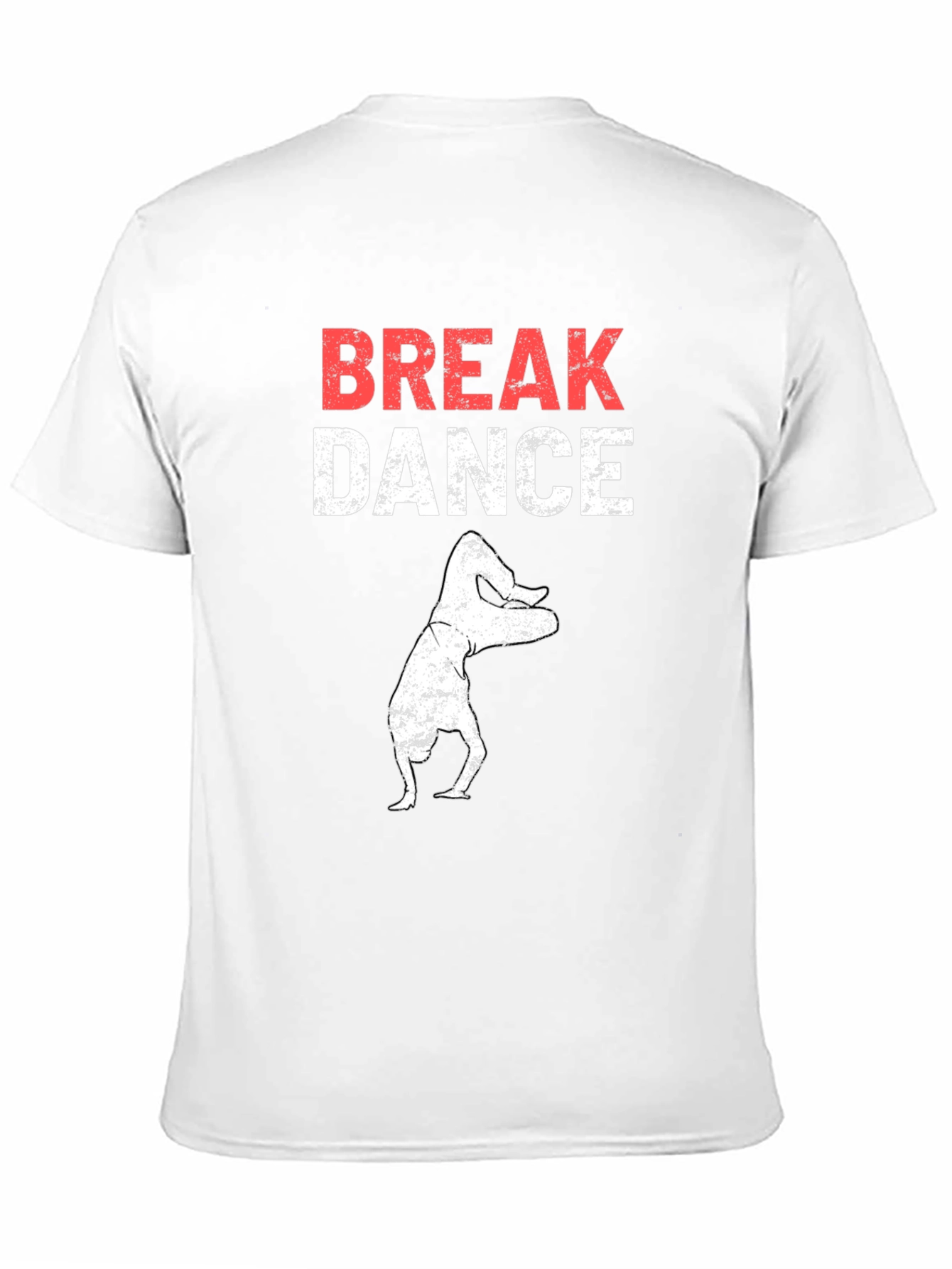 Break Dance Graphic T-Shirt - Black Cotton Tee