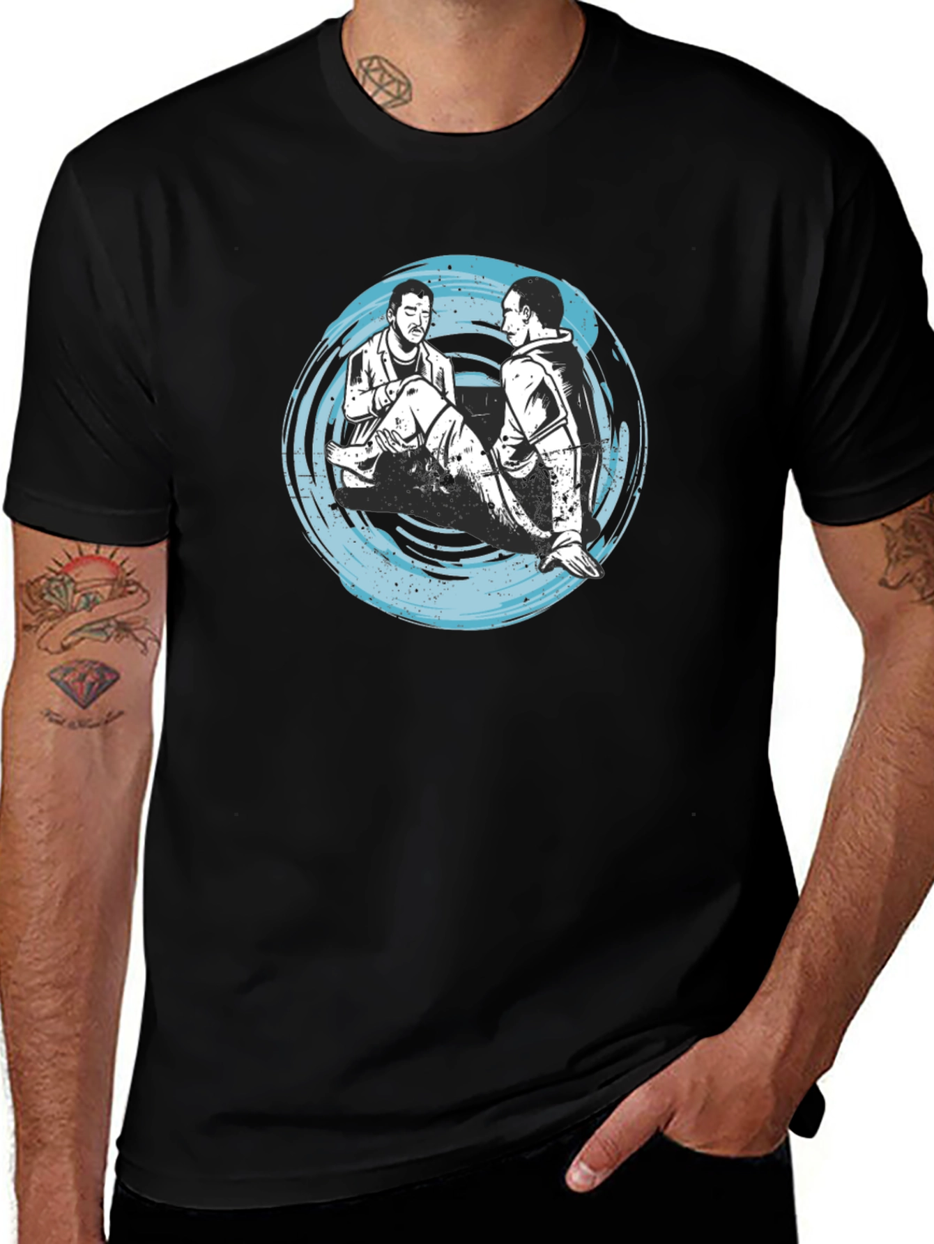 Jiu Jitsu Grappling T-Shirt - BJJ Martial Arts Design