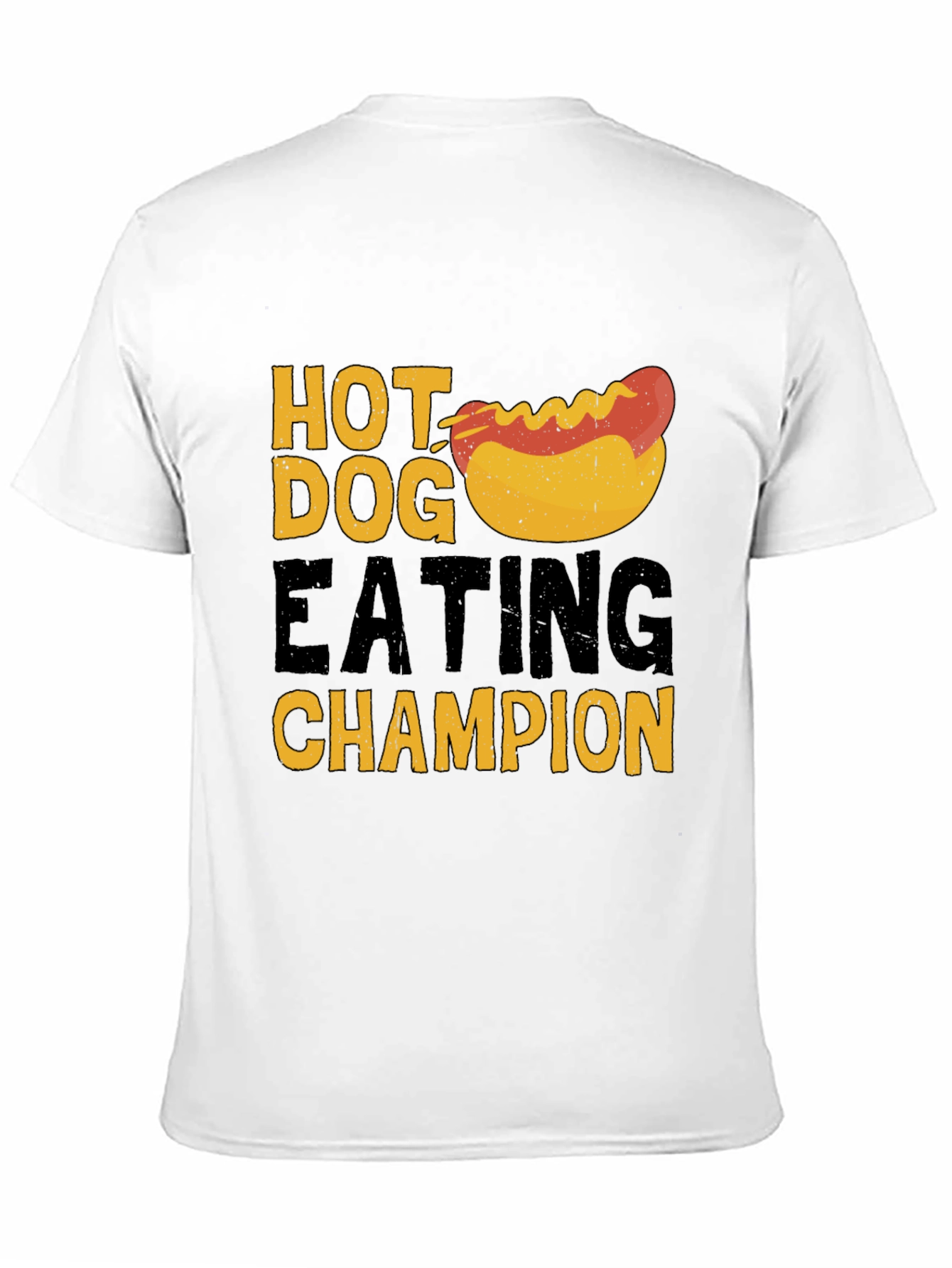Hot Dog Eating Champion T-Shirt - Black