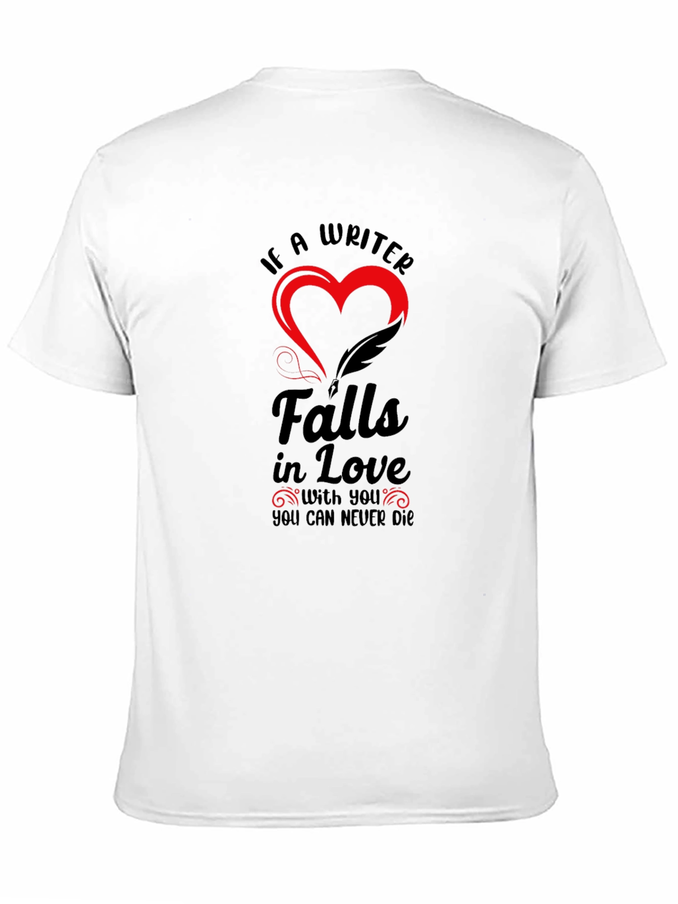 Writer in Love Black T-Shirt