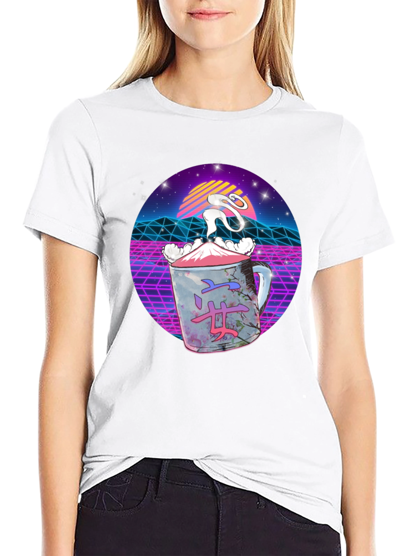 Retro Vaporwave Japanese Tea T-Shirt