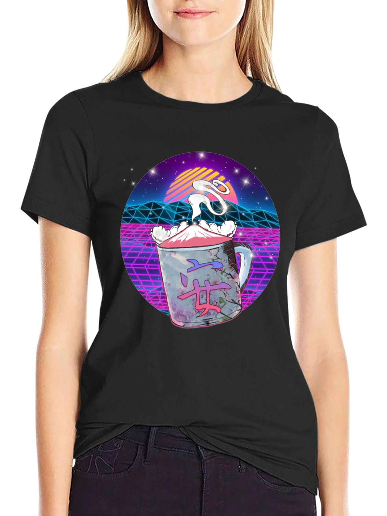 Retro Vaporwave Japanese Tea T-Shirt