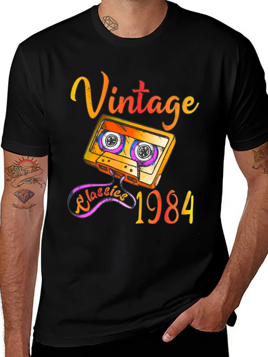 Vintage Classics 1984 Cassette Tape T-Shirt