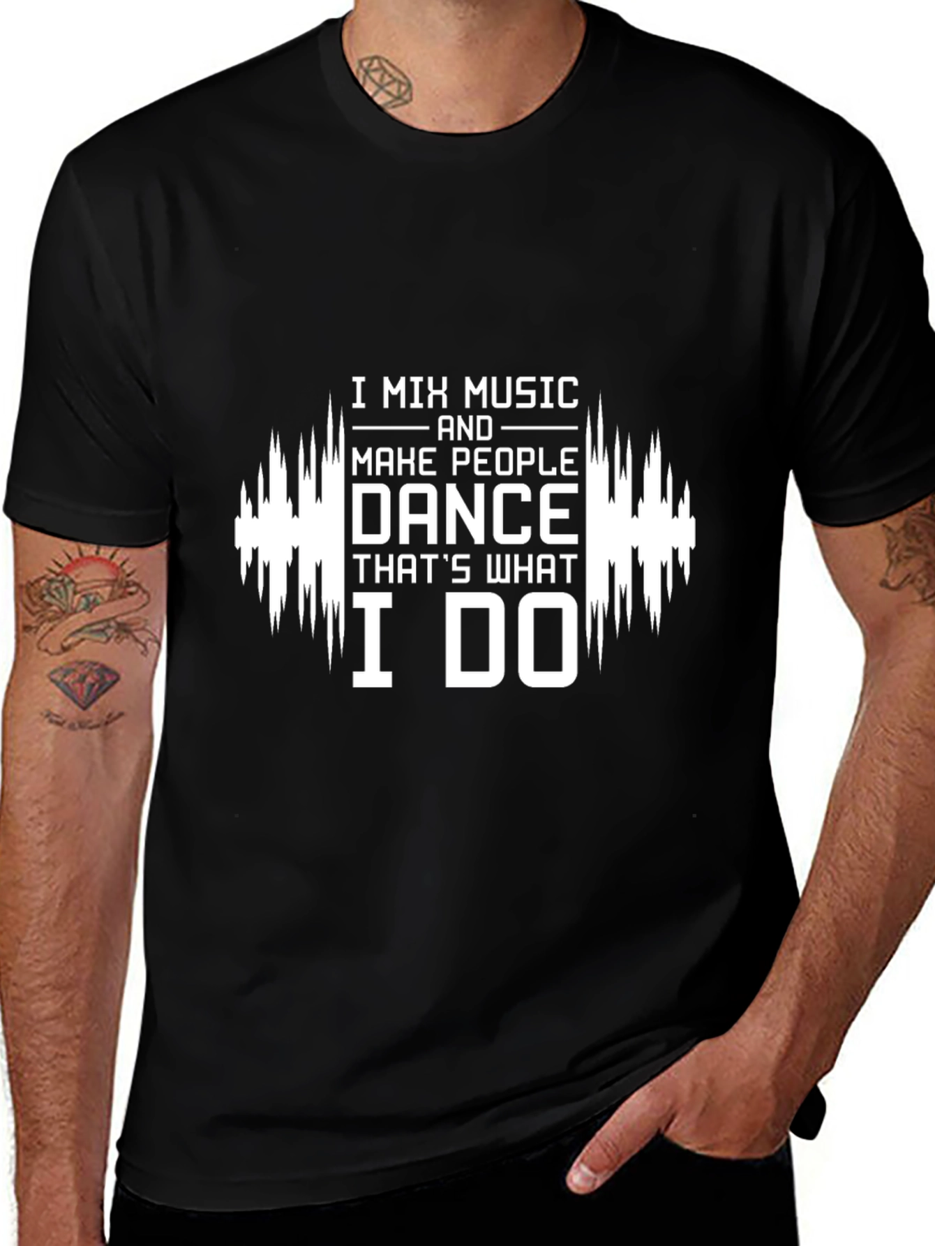 I Mix Music T-Shirt - Dance DJ Graphic Tee
