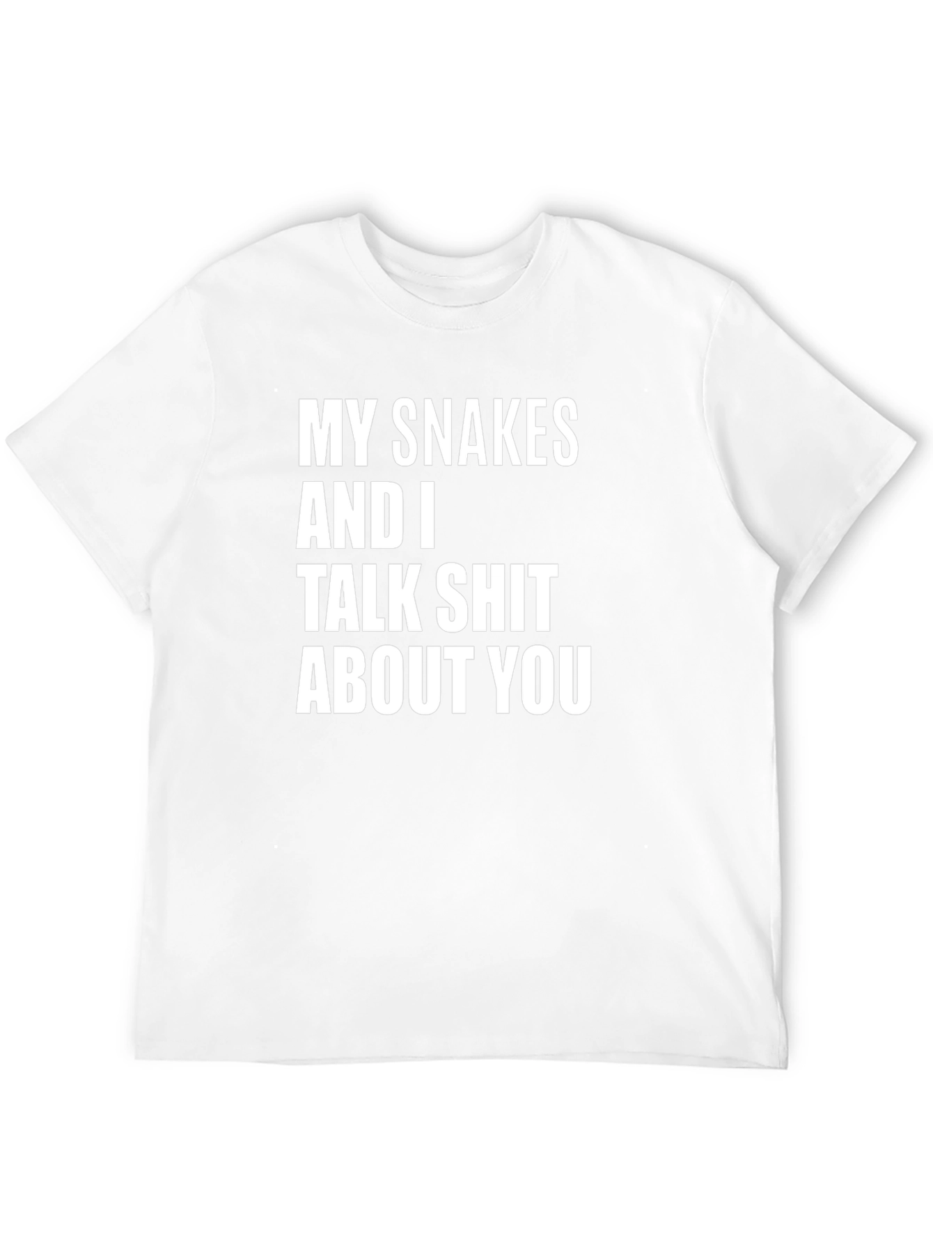 Snakes Talk Shit Graphic Tee - Black