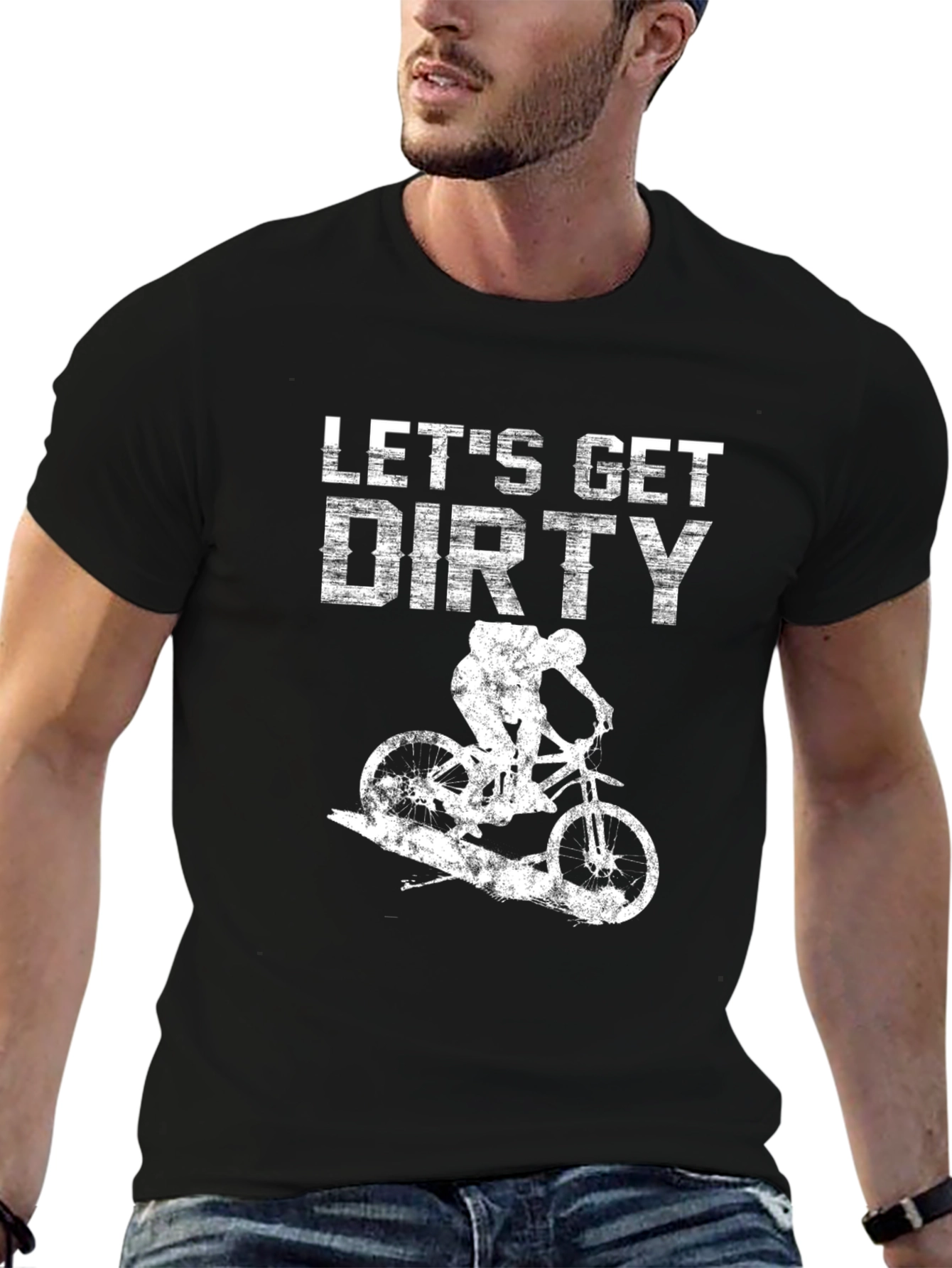 Lets Get Dirty Mountain Biking T-Shirt