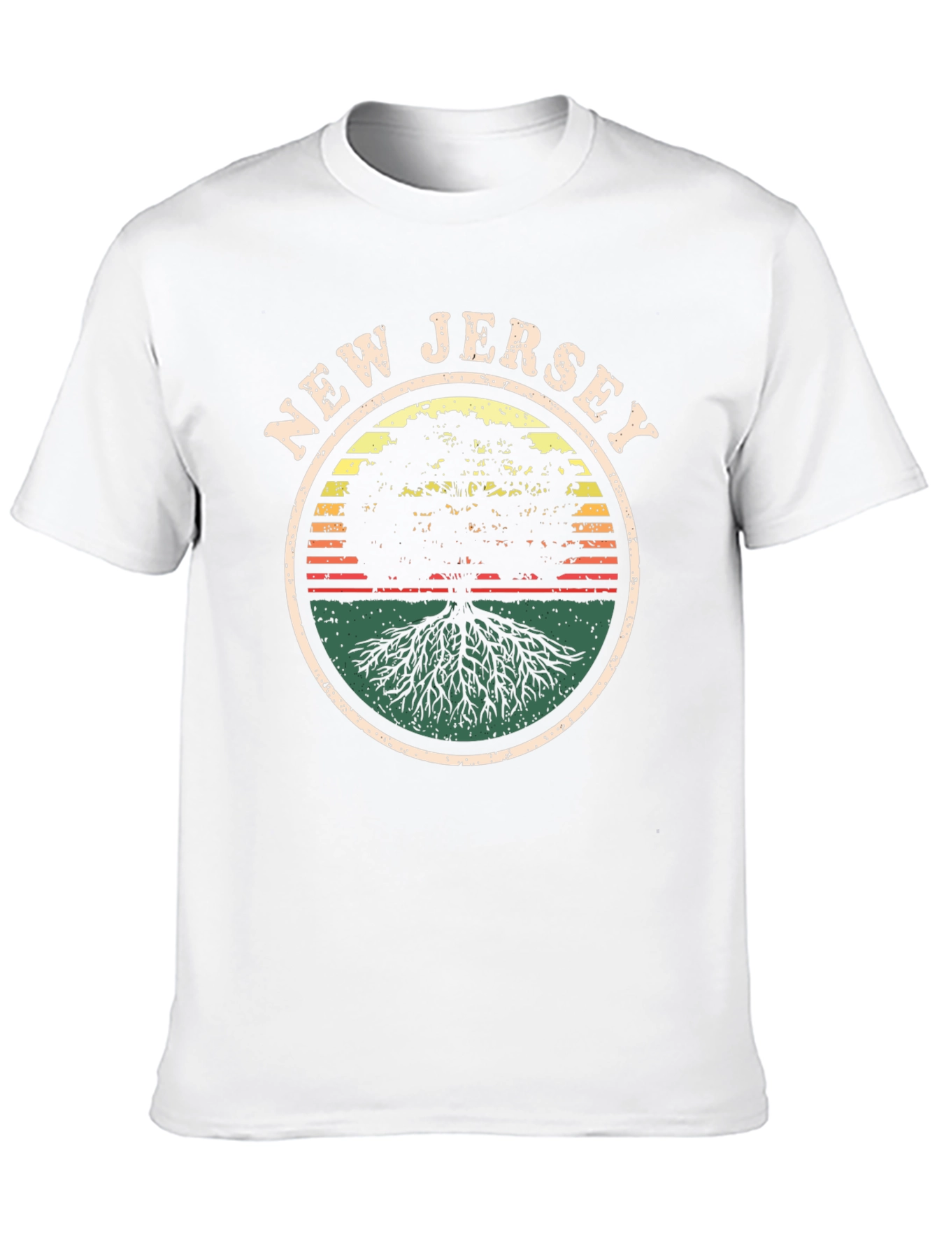 New Jersey Roots Black Graphic T-Shirt