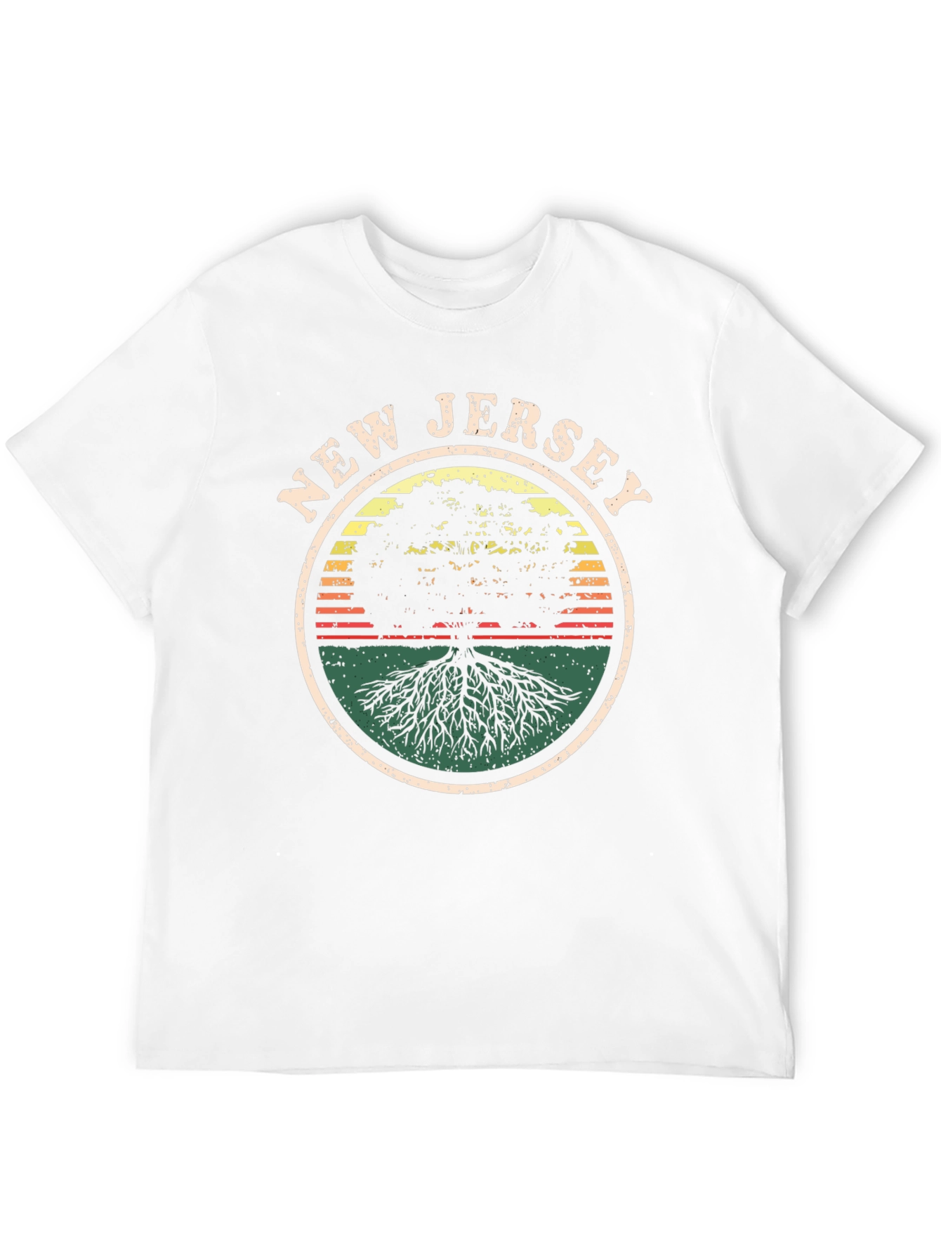 New Jersey Roots Black Graphic T-Shirt