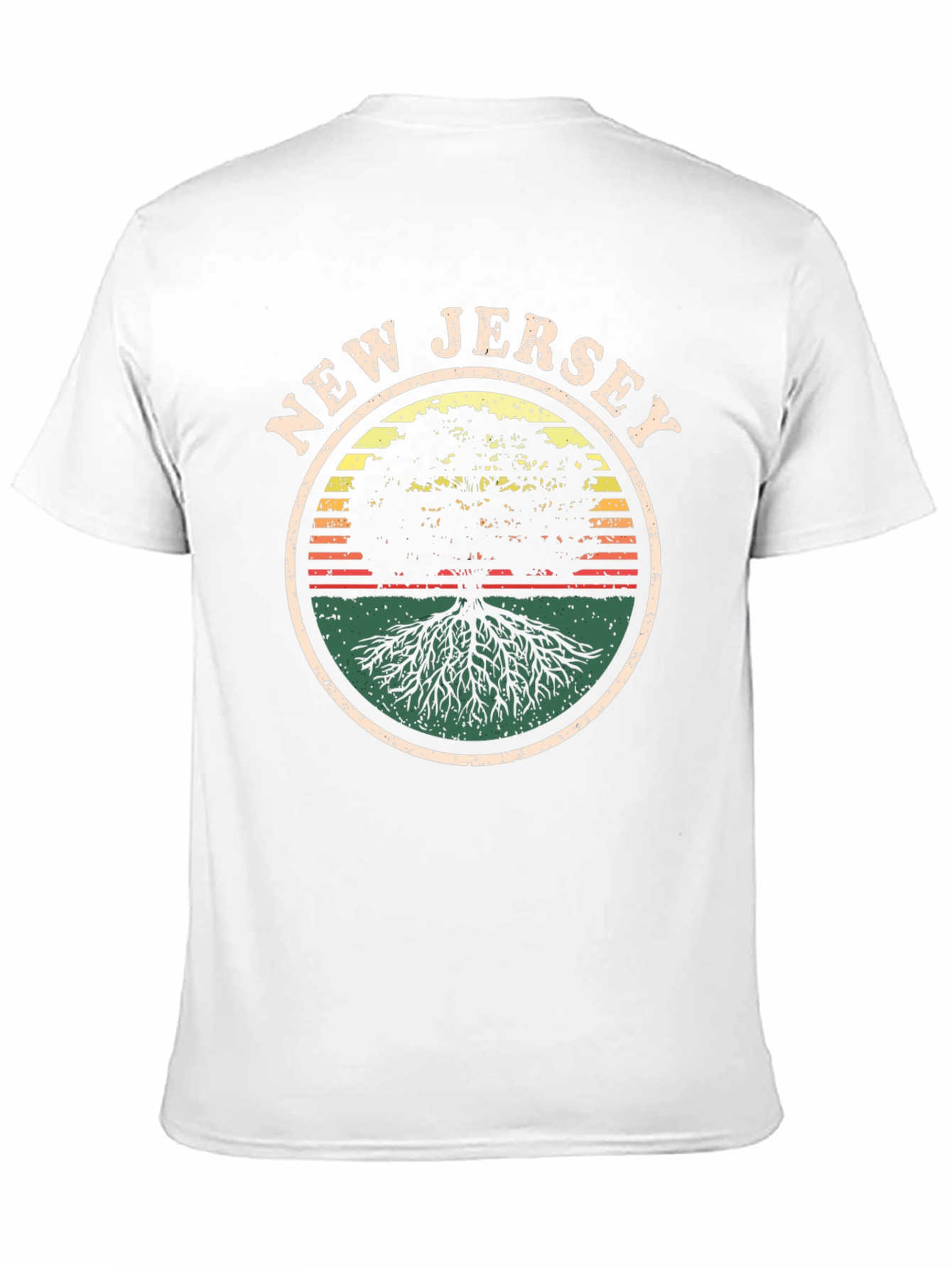 New Jersey Roots Black Graphic T-Shirt