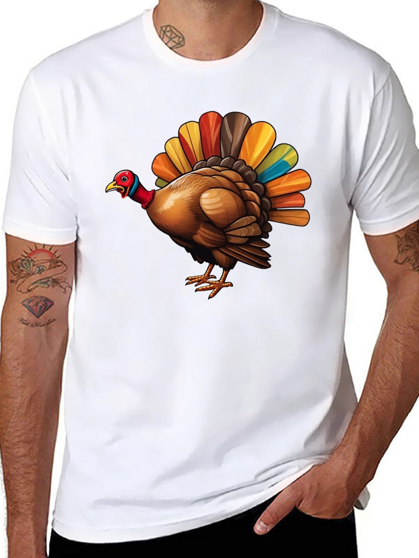Thanksgiving Turkey Graphic Tee