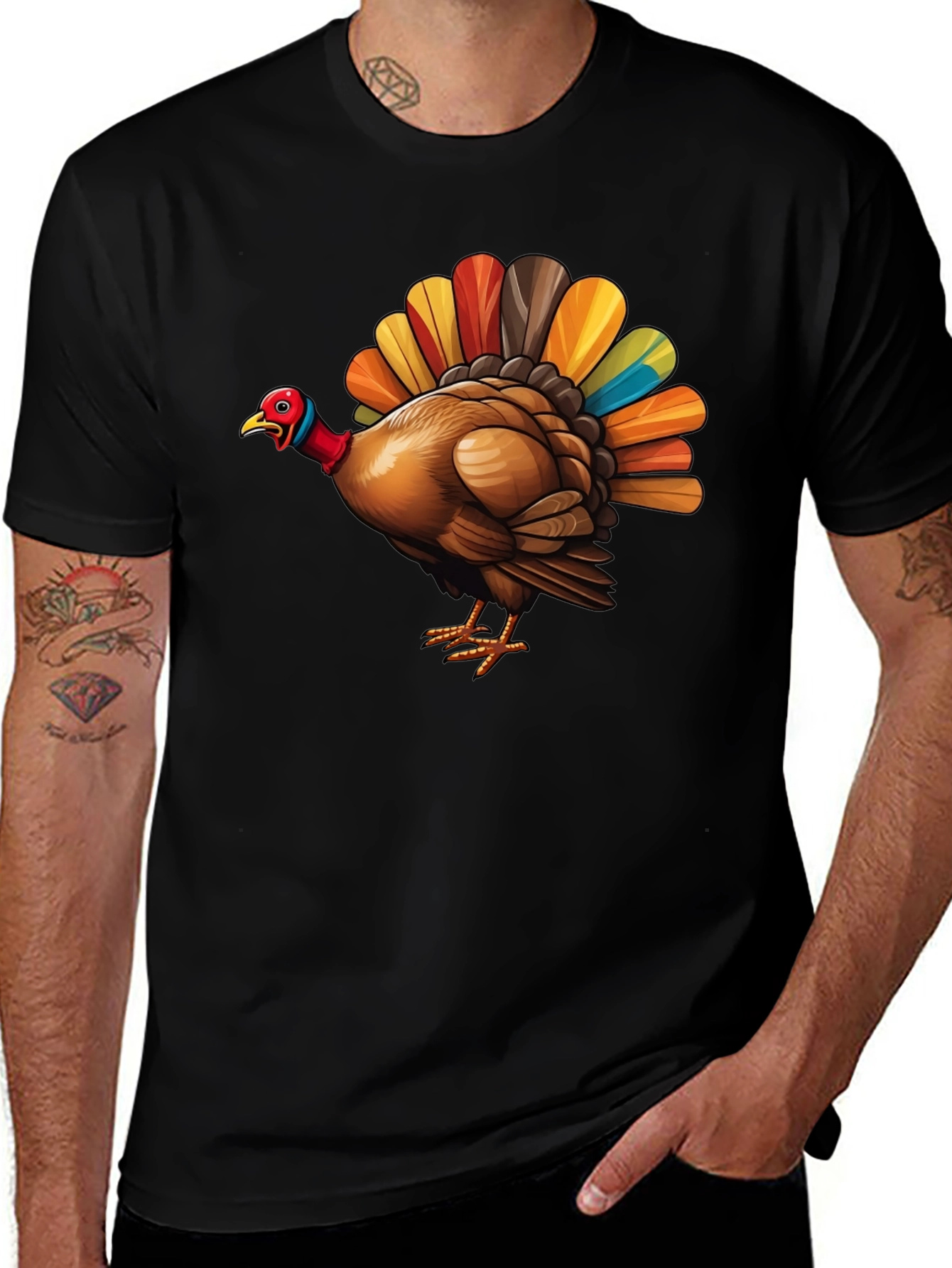 Thanksgiving Turkey Graphic Tee