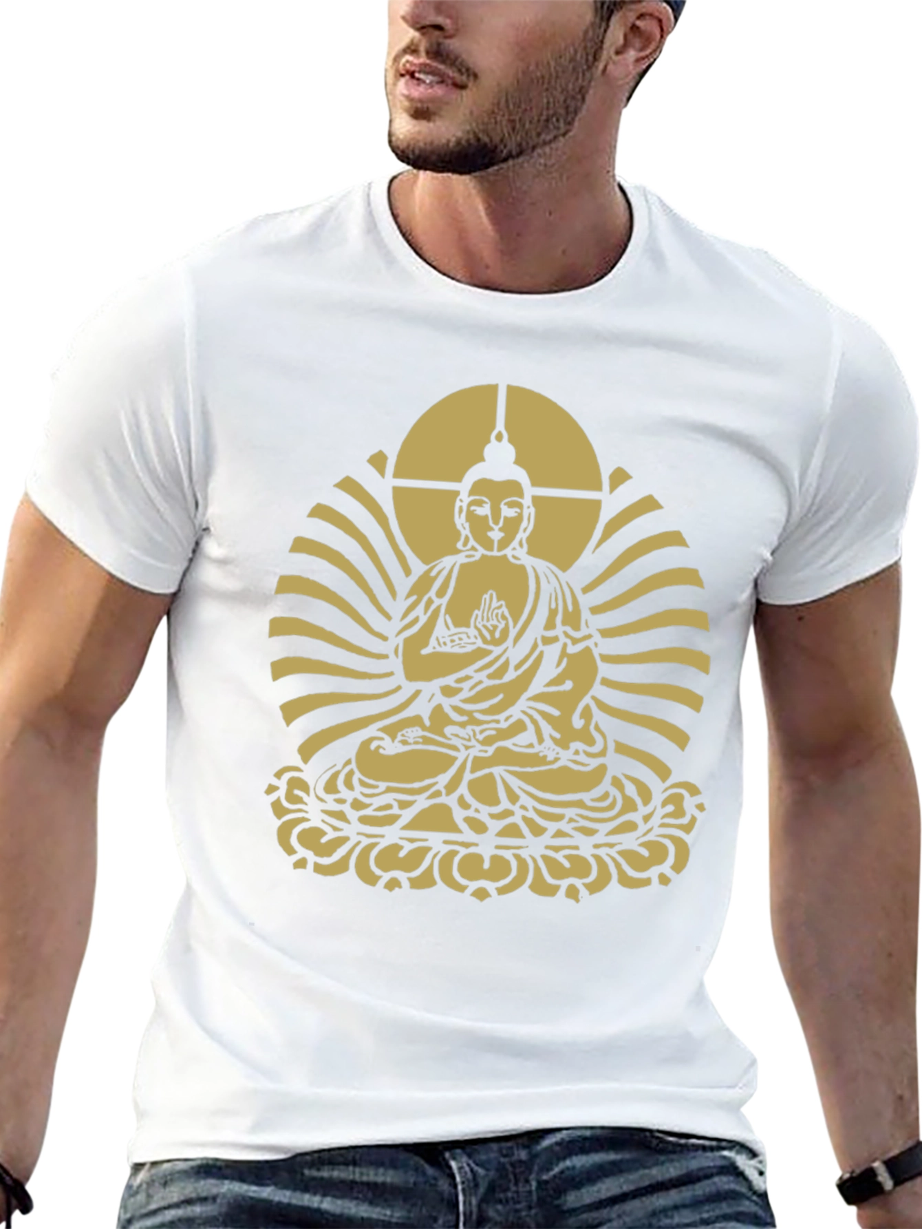 Buddha Graphic T-Shirt - Relaxed Fit