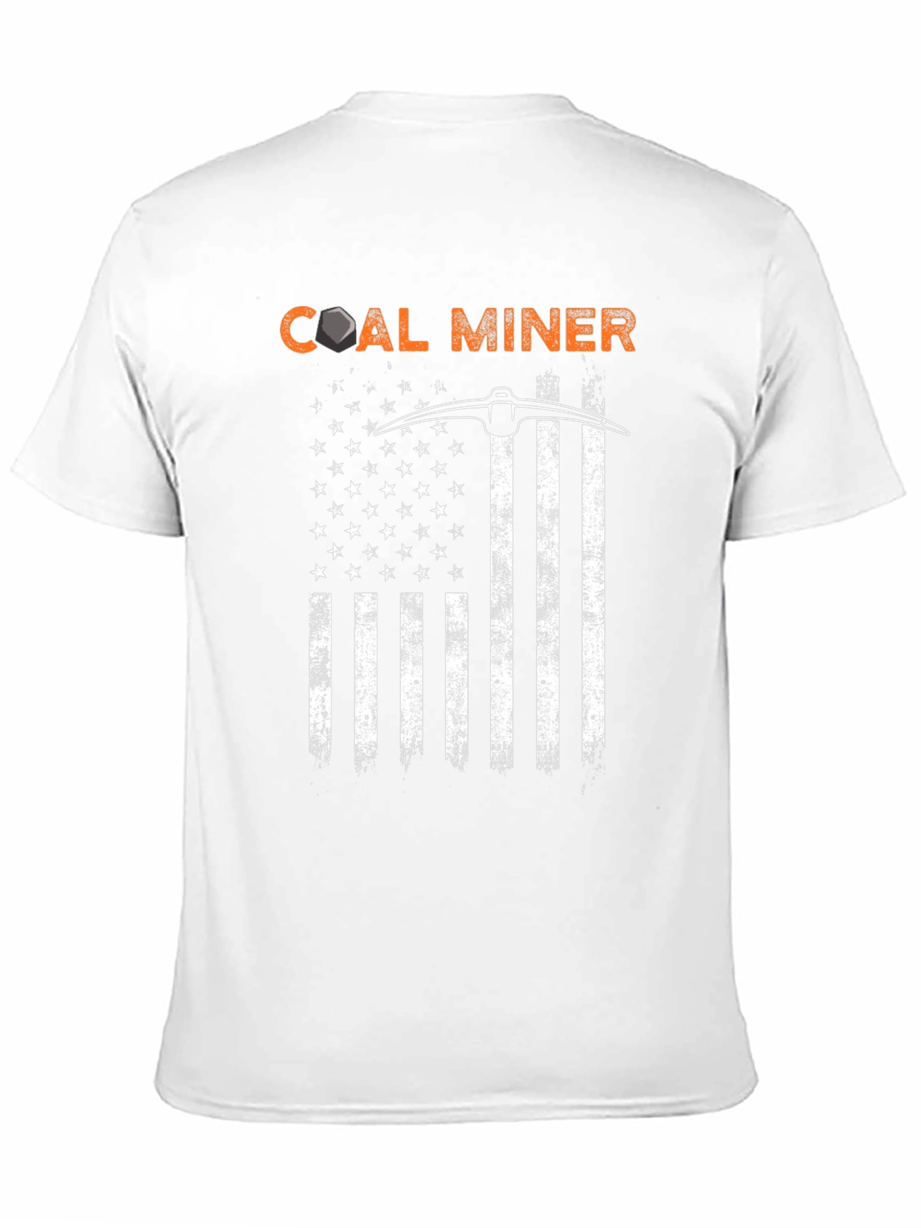 Coal Miner American Flag T-Shirt