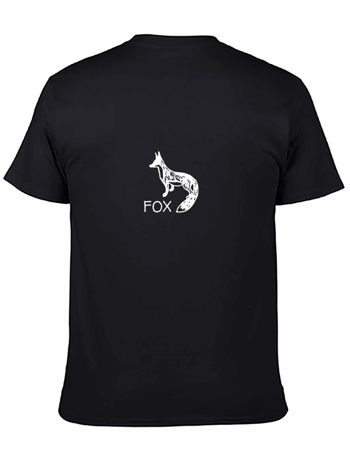 Fox Graphic Print Mens Black T-Shirt