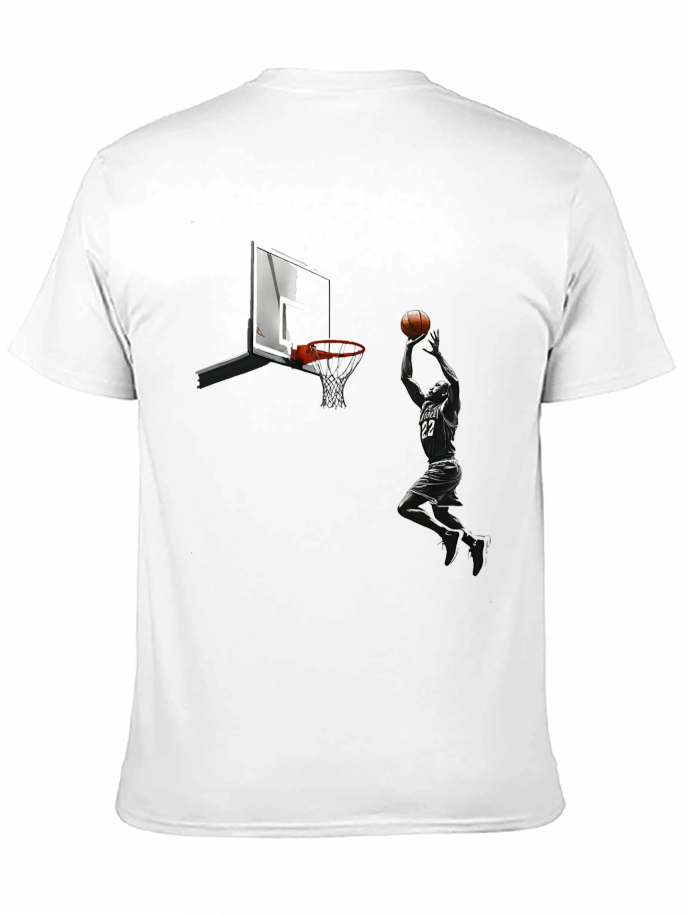Basketball Dunk Graphic T-Shirt
