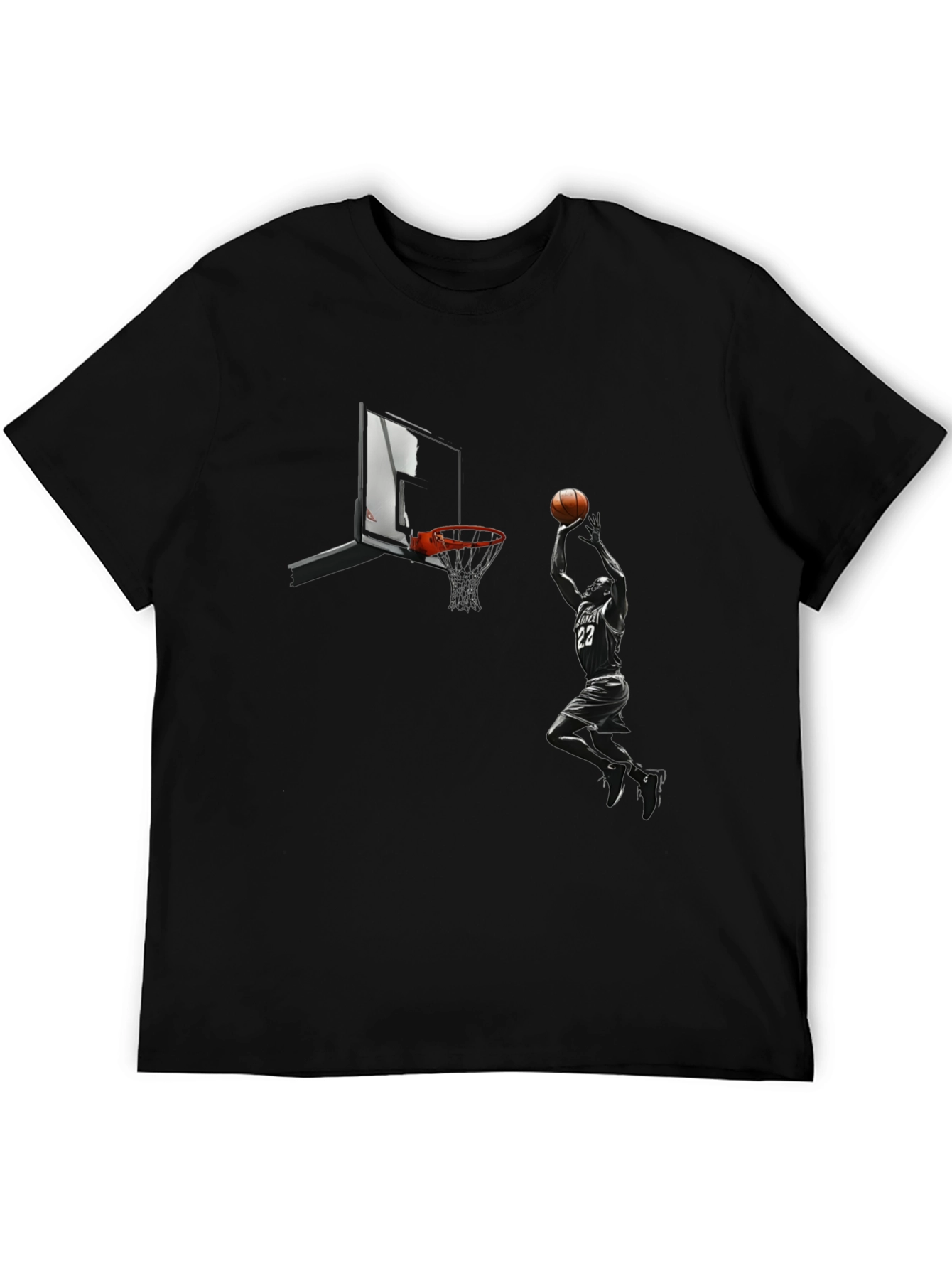 Basketball Dunk Graphic T-Shirt