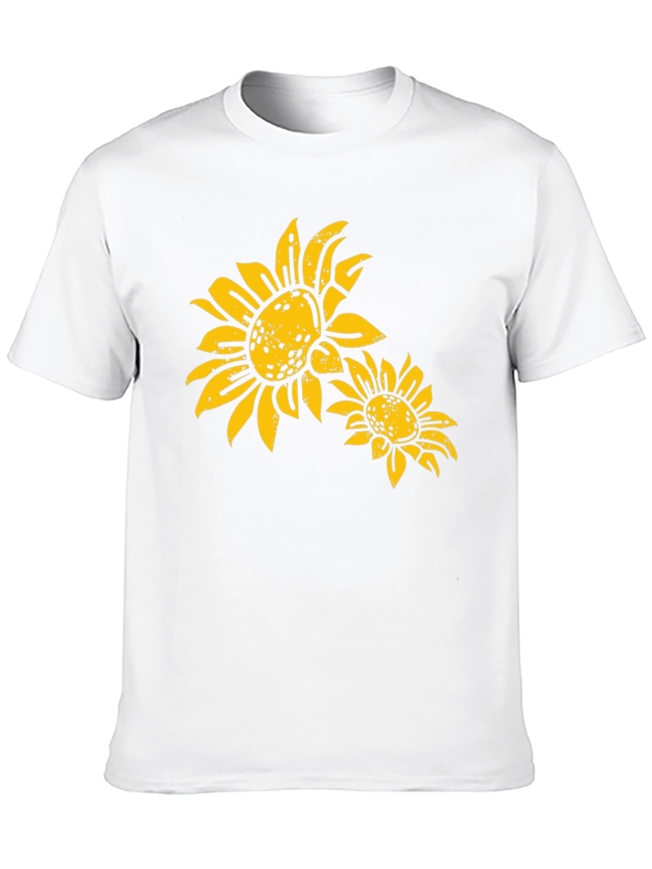 Sunflower Graphic Black T-Shirt