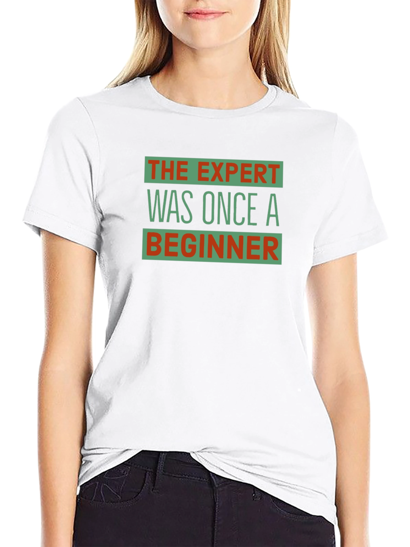 The Expert Was Once a Beginner Graphic T-Shirt