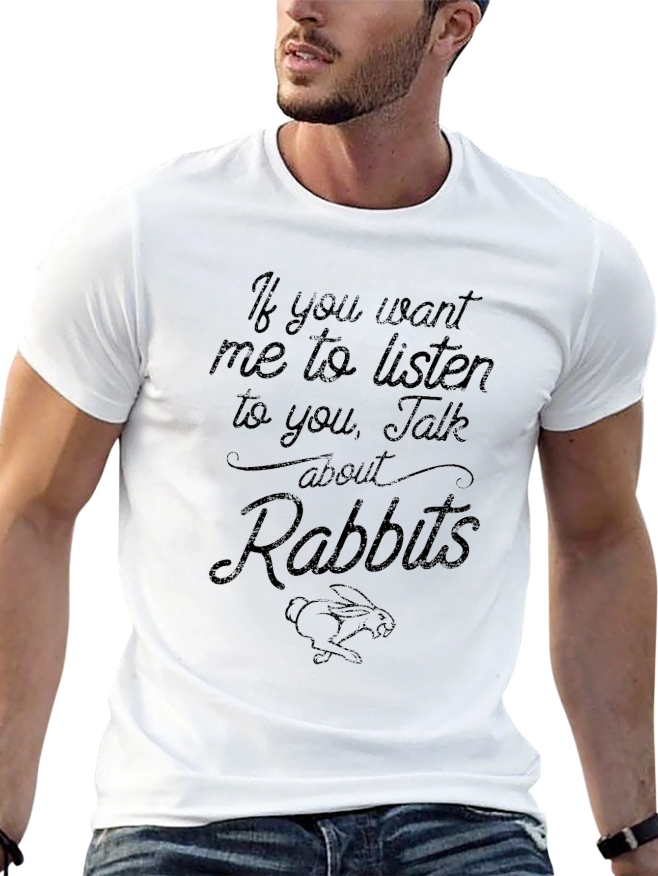 Talk About Rabbits Graphic T-Shirt