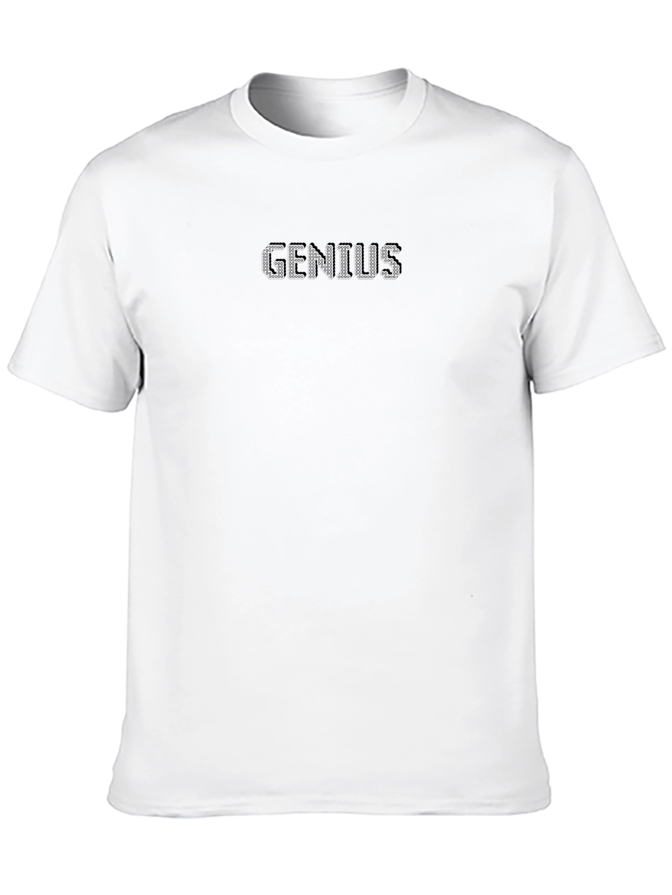 Genius Black Crew Neck T-Shirt