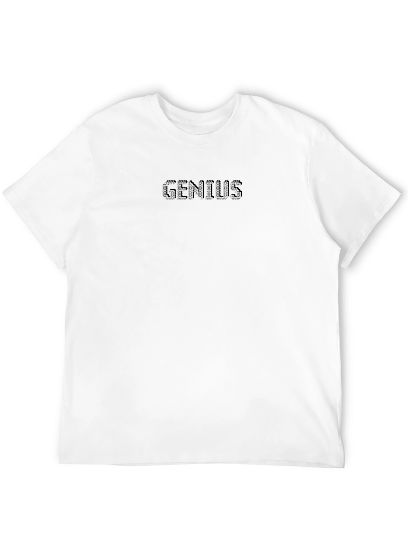 Genius Black Crew Neck T-Shirt