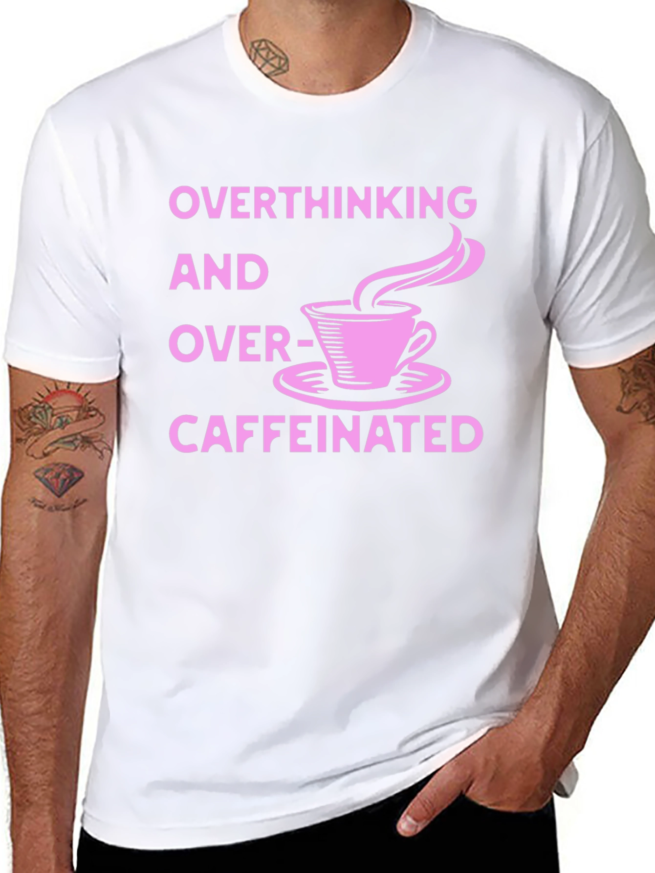 Overthinking & Over-Caffeinated Graphic T-Shirt