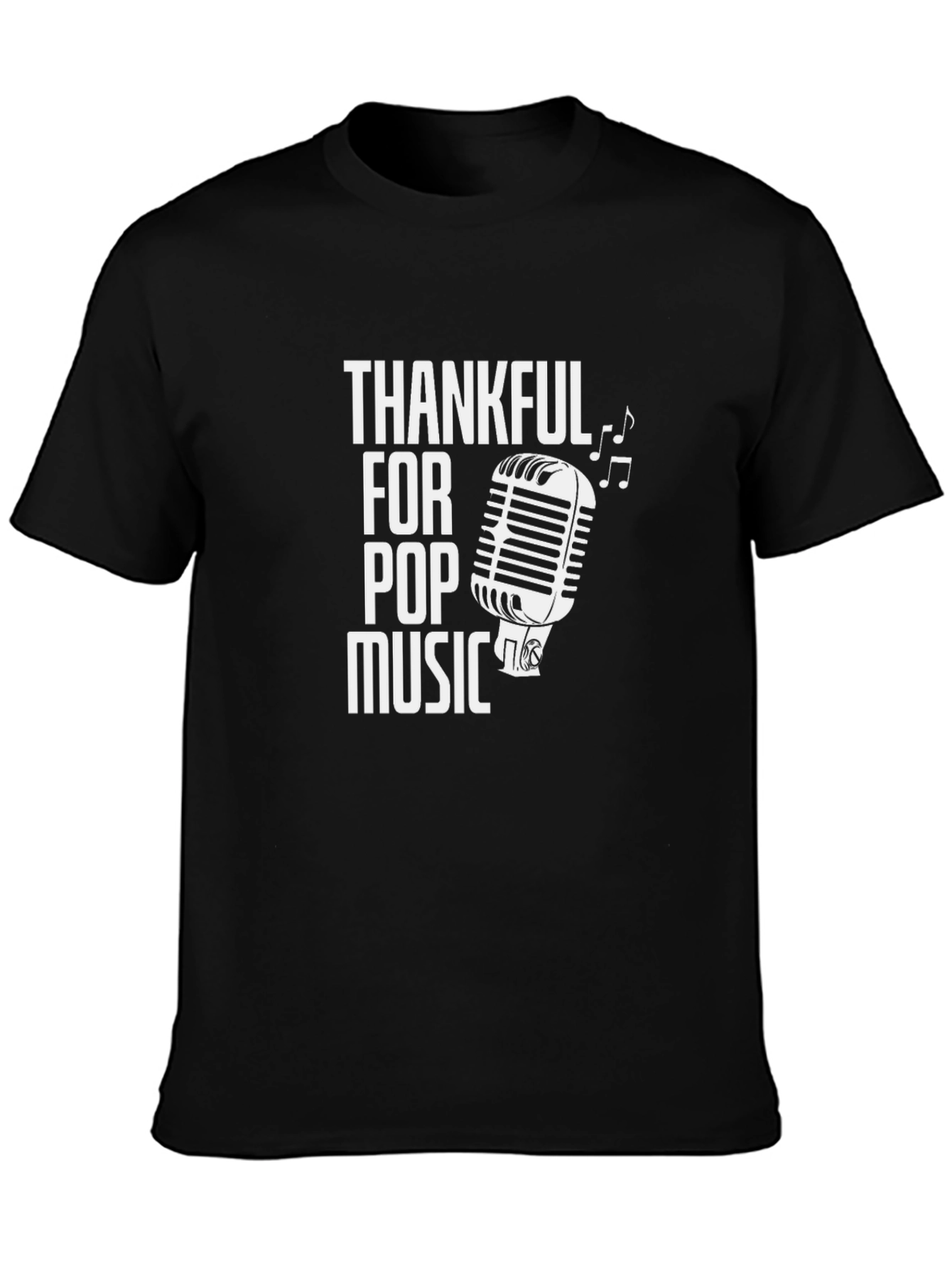 Thankful for Pop Music Graphic T-Shirt