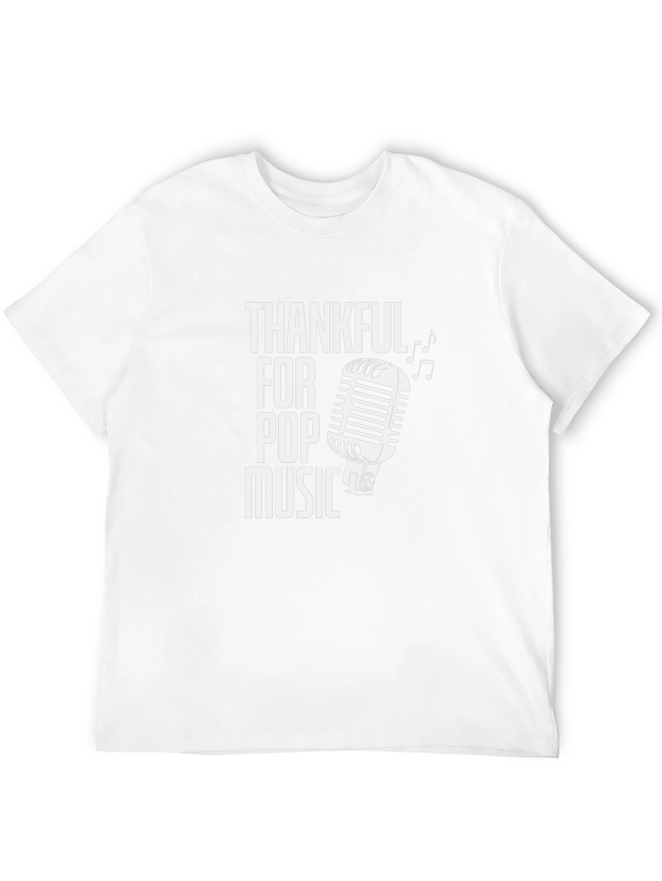 Thankful for Pop Music Graphic T-Shirt