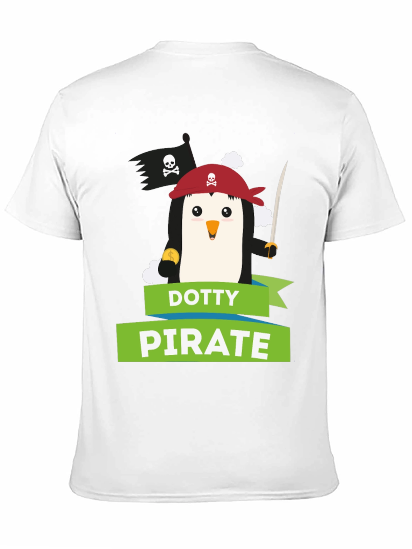 Dotty Pirate Penguin T-Shirt
