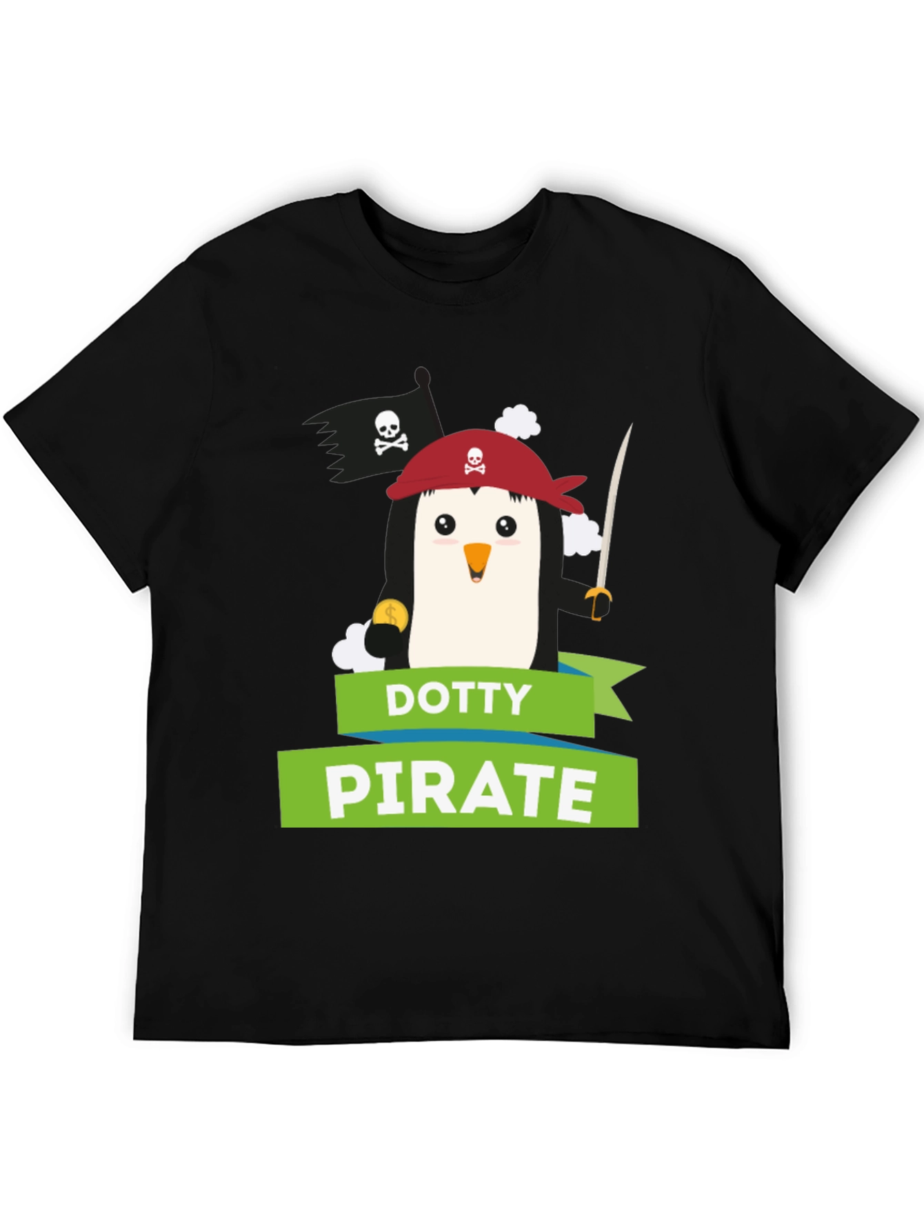 Dotty Pirate Penguin T-Shirt