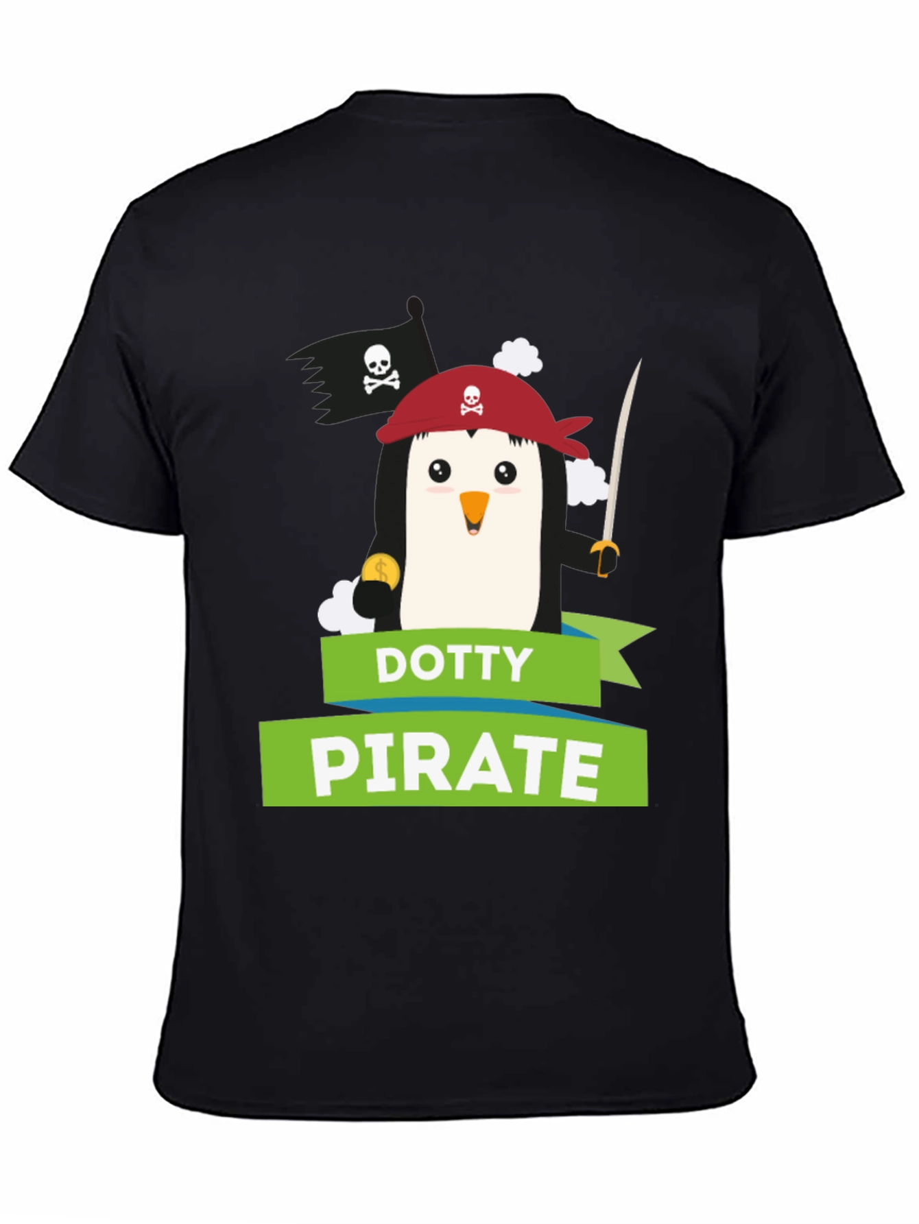 Dotty Pirate Penguin T-Shirt
