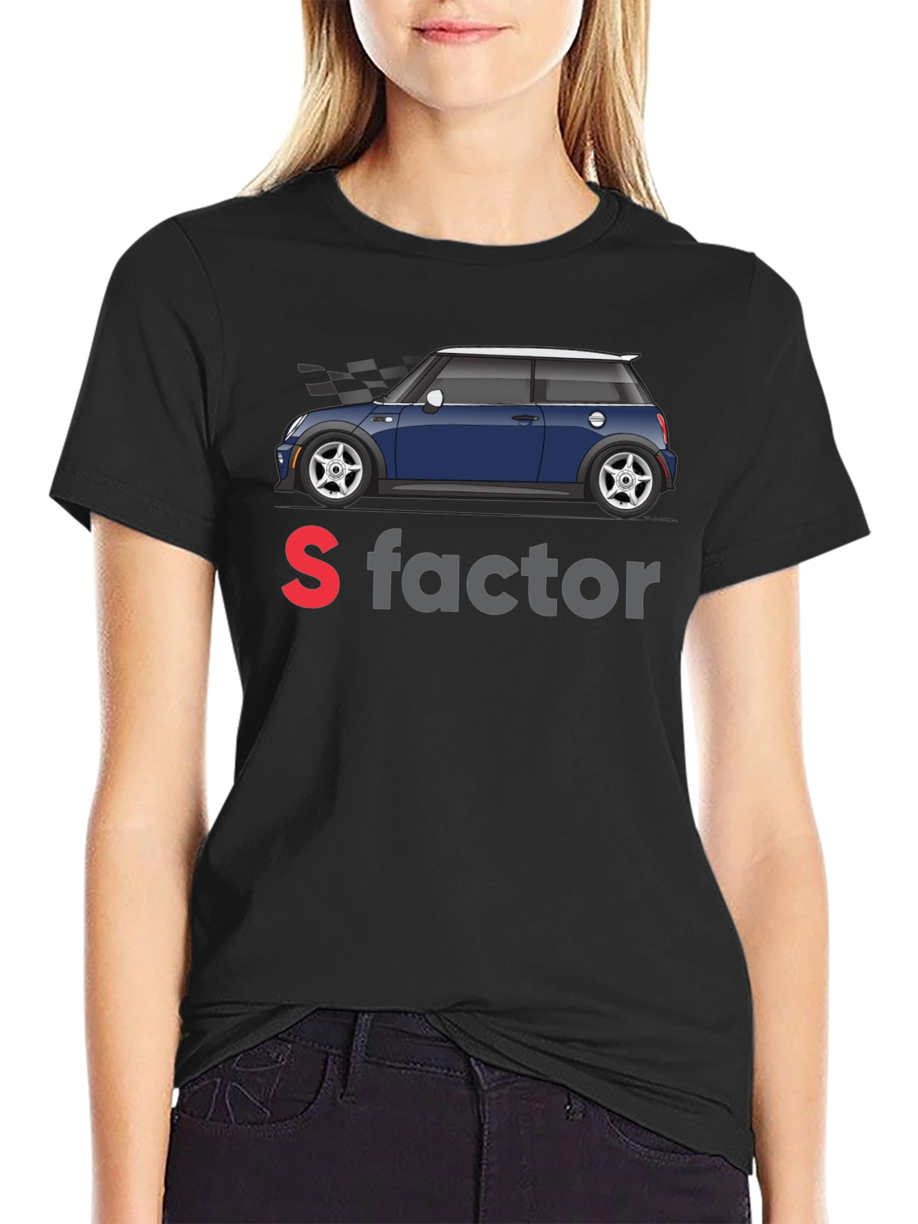 S Factor Mini Cooper Graphic Tee - Black