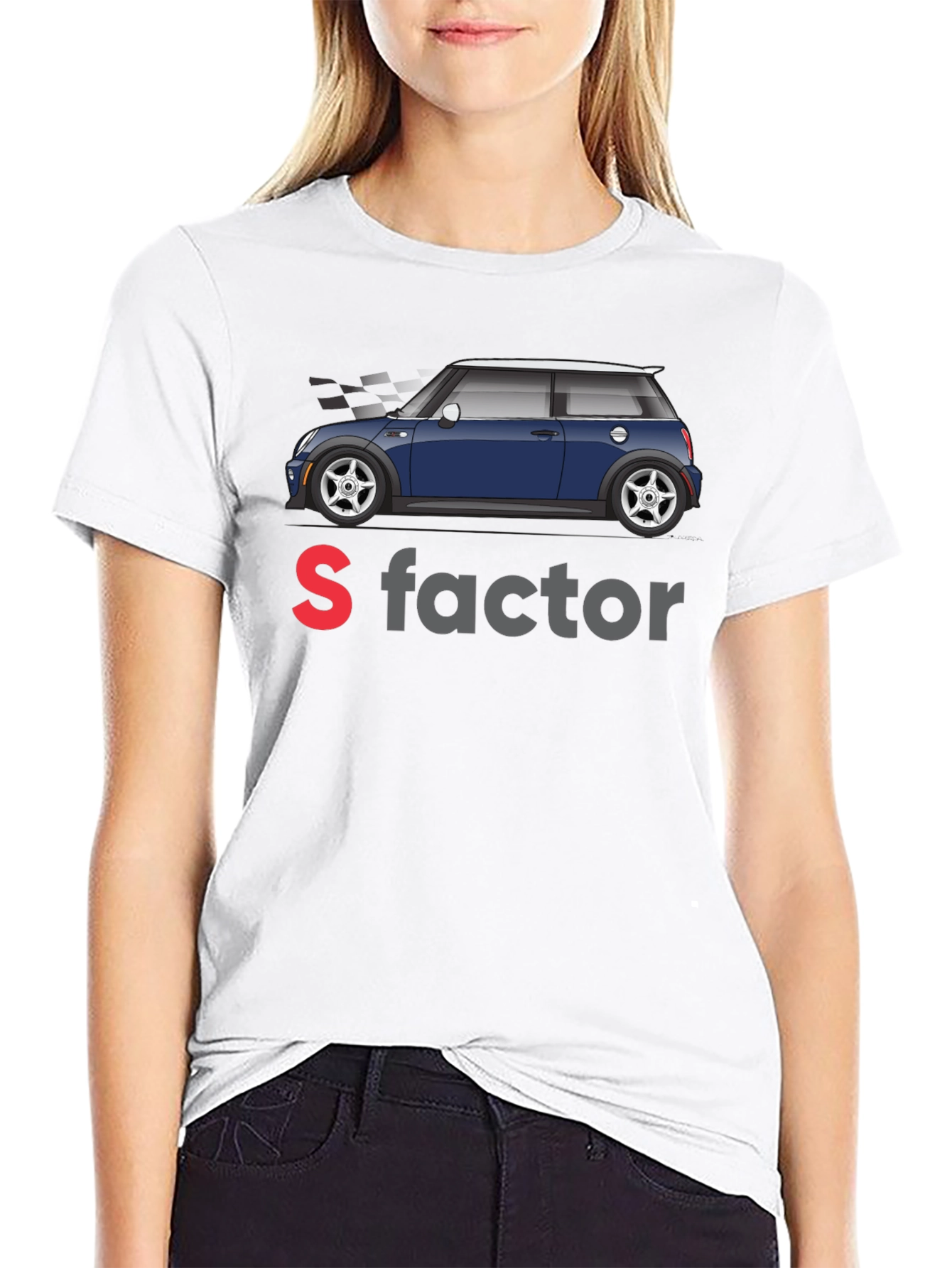 S Factor Mini Cooper Graphic Tee - Black