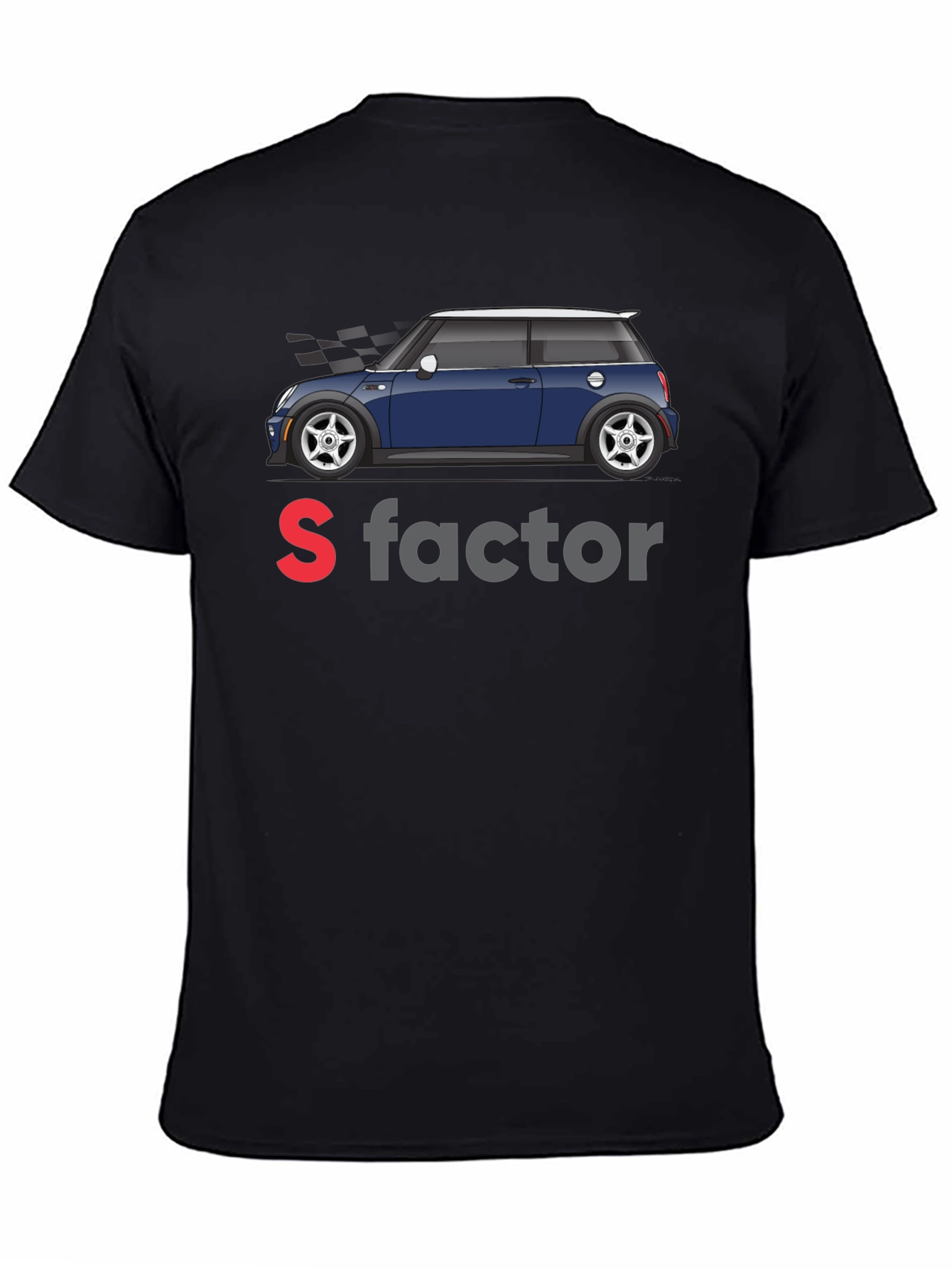 S Factor Mini Cooper Graphic Tee - Black