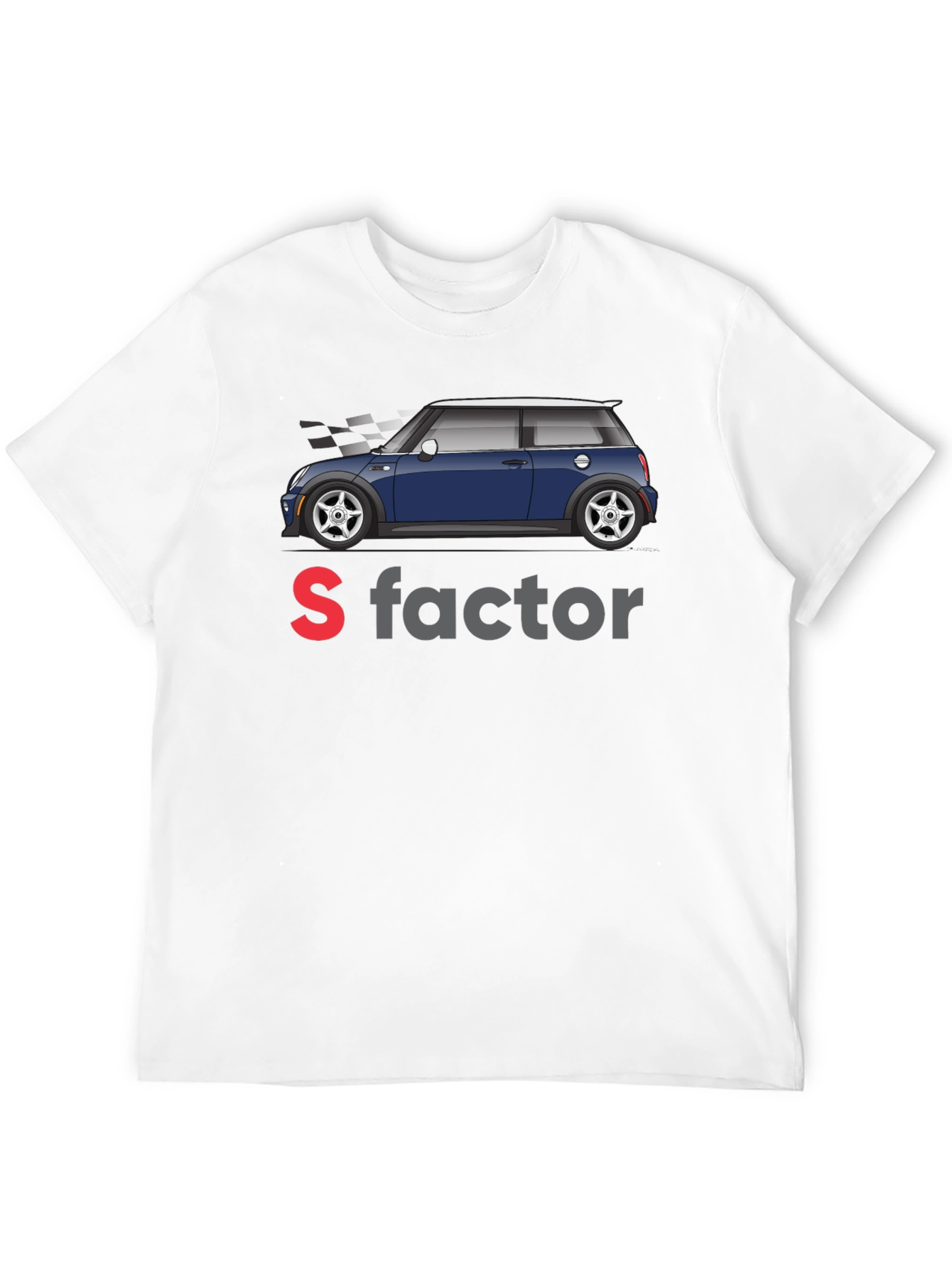 S Factor Mini Cooper Graphic Tee - Black