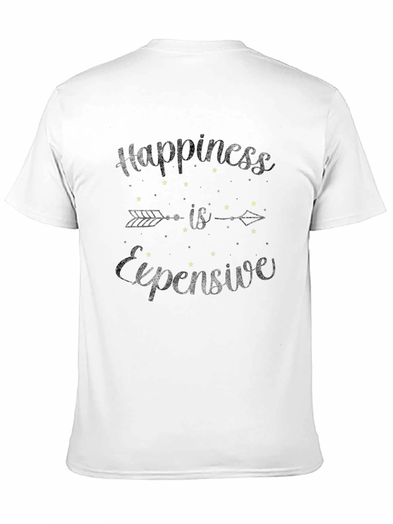 Happiness is Expensive Black T-Shirt