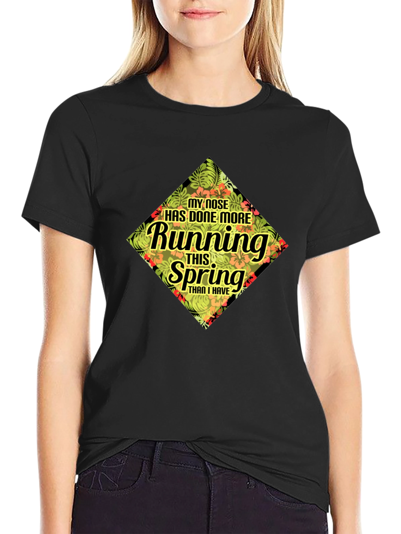 Funny Spring Running Nose T-Shirt