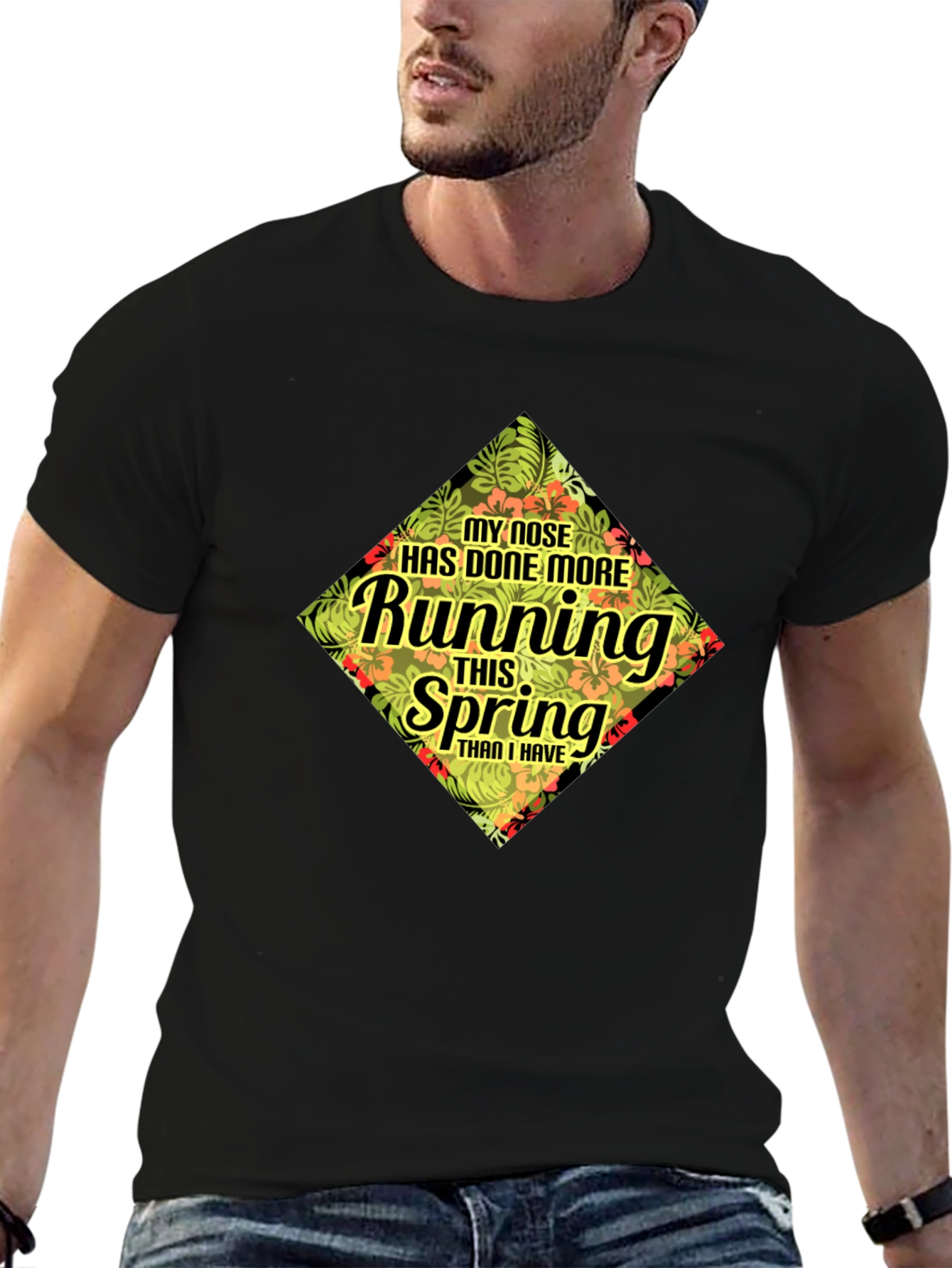 Funny Spring Running Nose T-Shirt