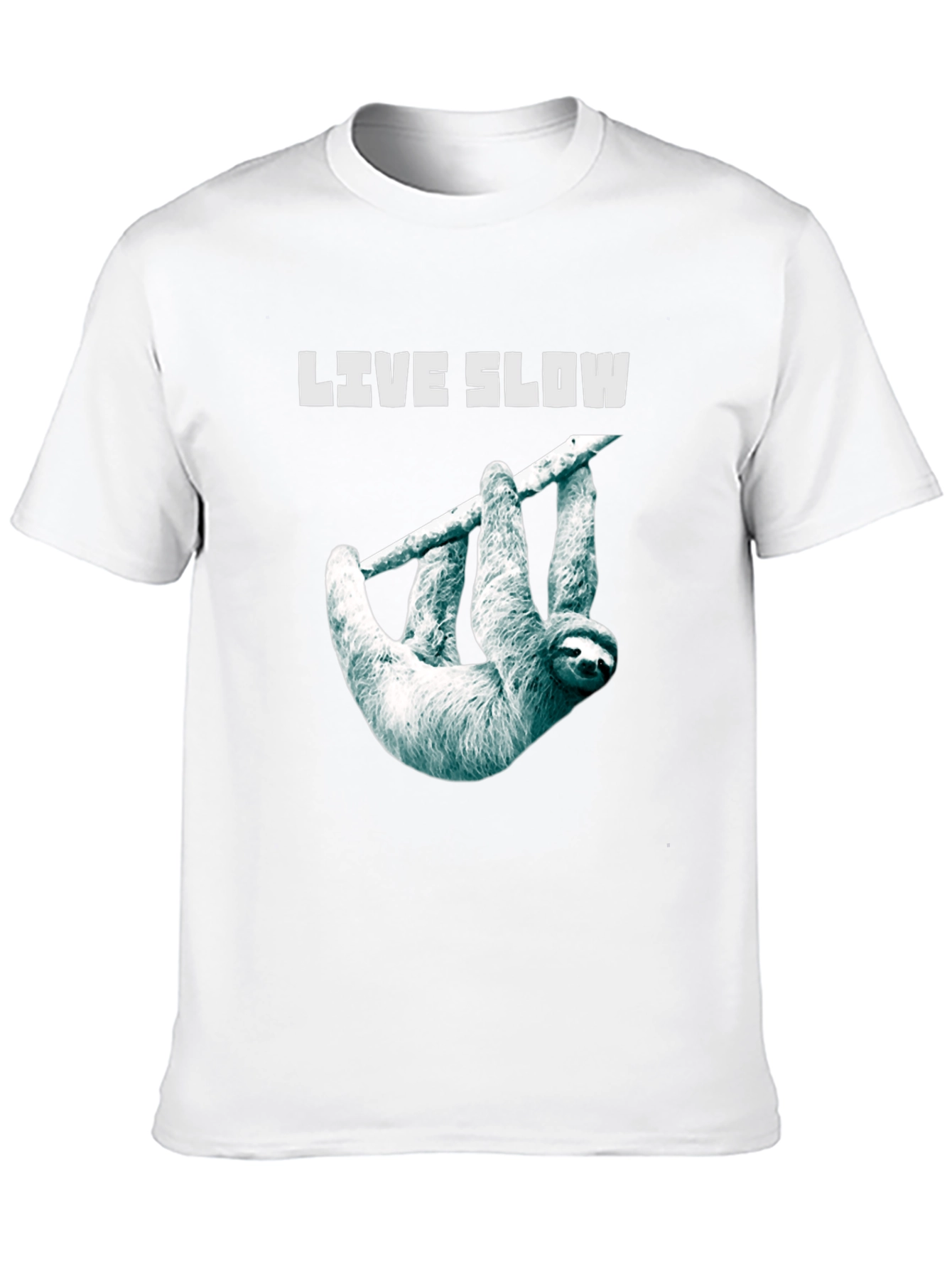 Live Slow Sloth Graphic Tee - Unisex Comfort