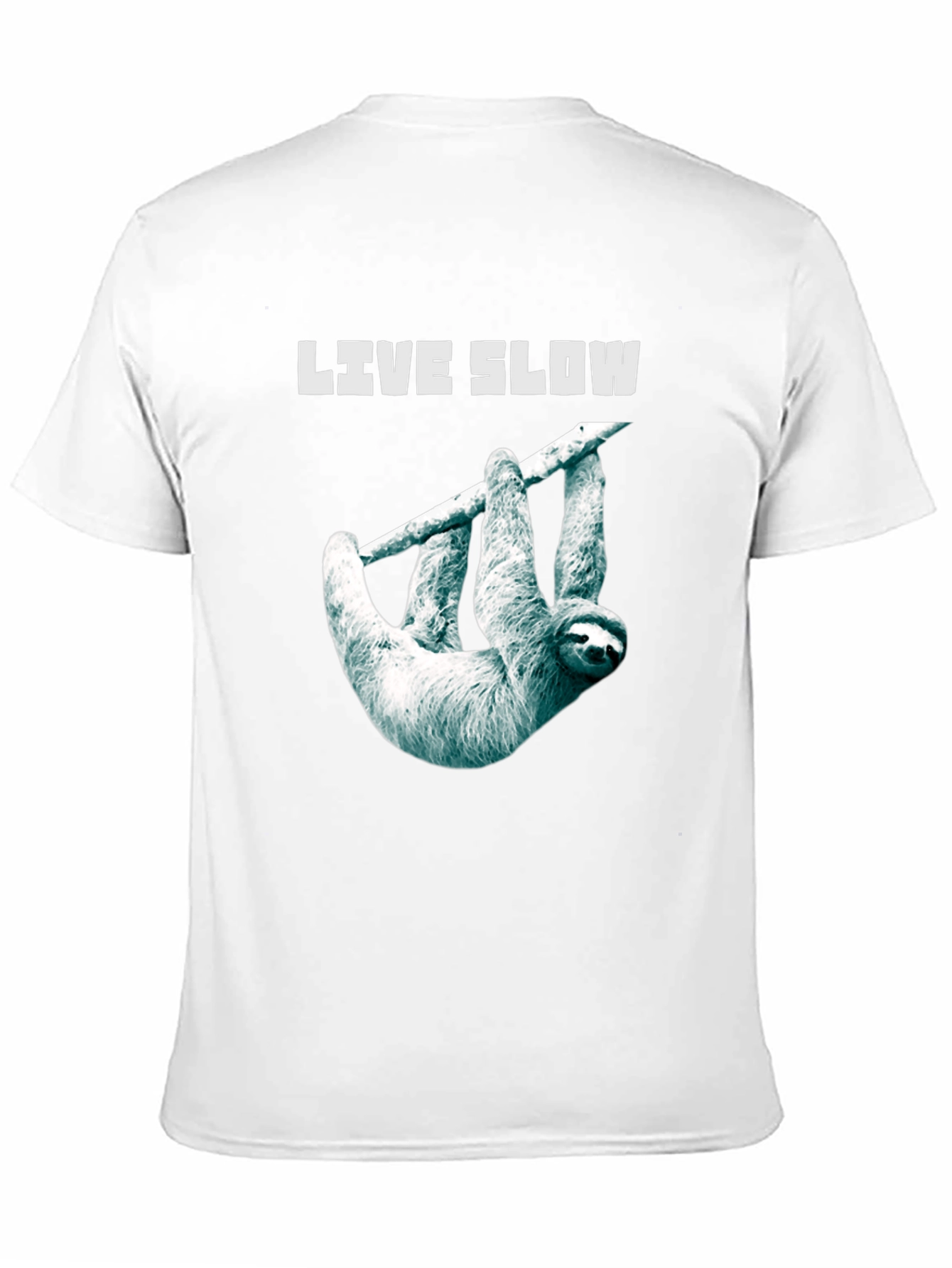 Live Slow Sloth Graphic Tee - Unisex Comfort